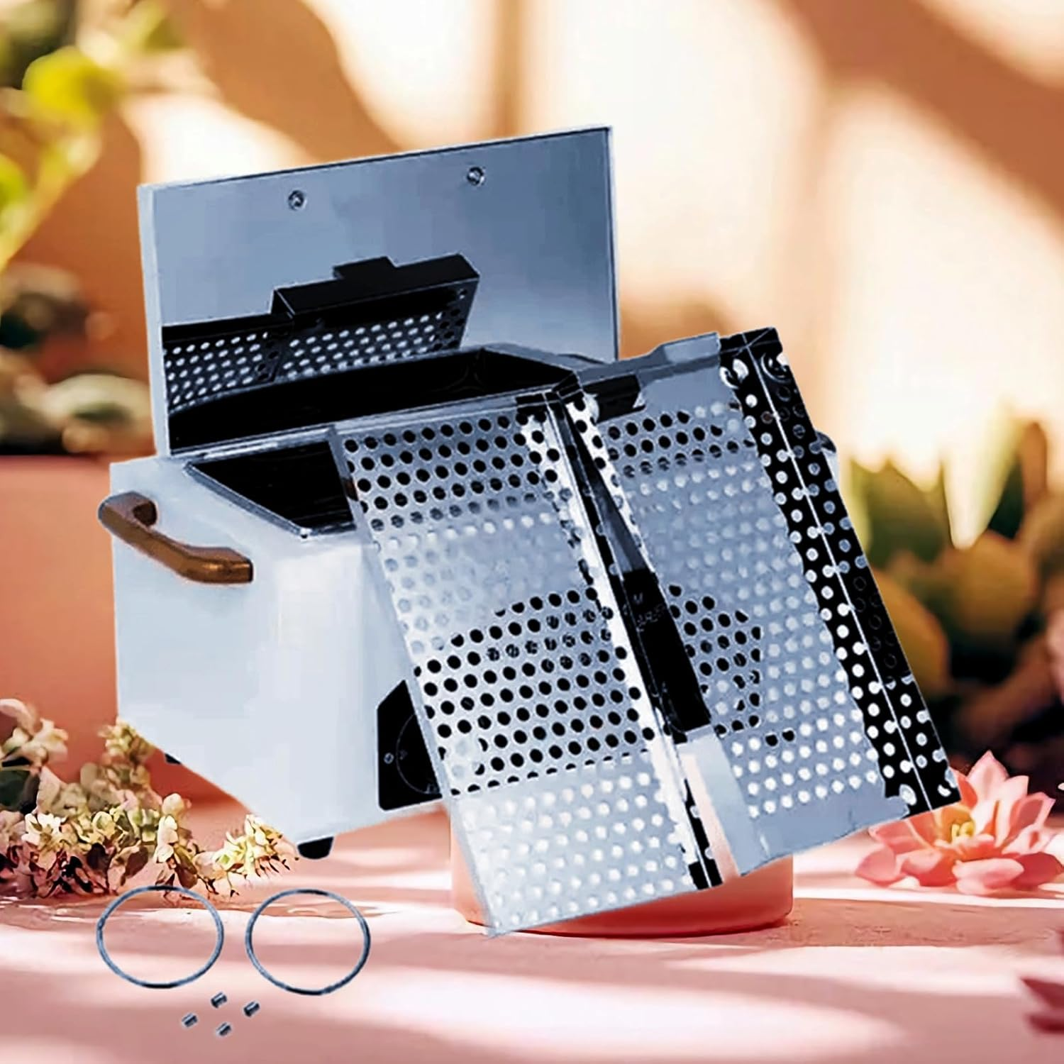 Autoclave Sterilizer, Manicure Steriliser for Nail Tools Adjustable, High-Temperature Nail Tool Steriliser for Salons, Heat Steriliser for Nail Cleaner Tool 300W image number 4