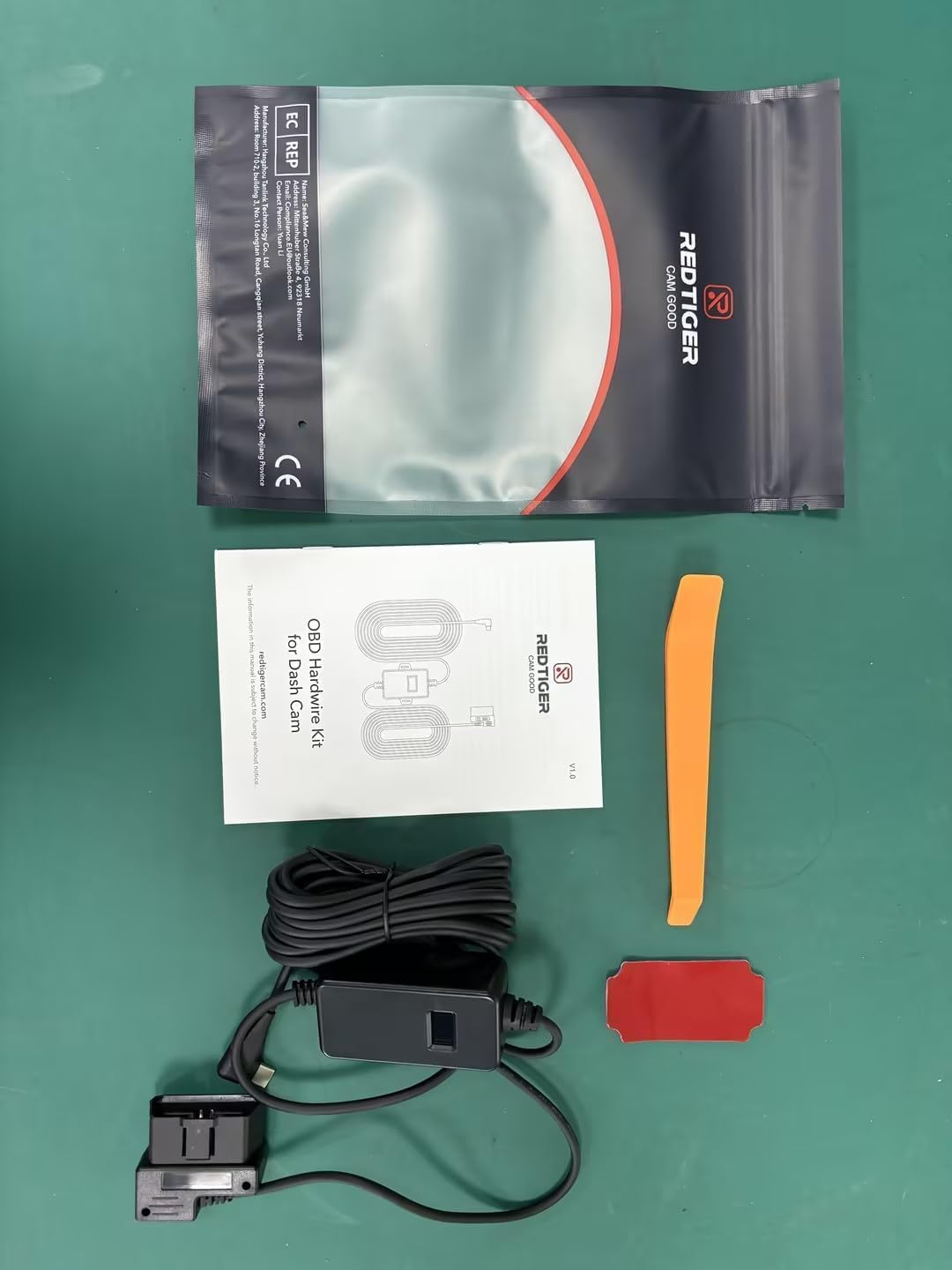 REDTIGER Dash Cam OBD Hardwire Kit Power Cable Type USB-C Connector 3M 12-24V to 5V for Dash Camera F7N/F7NP Low Voltage Protection image number 5