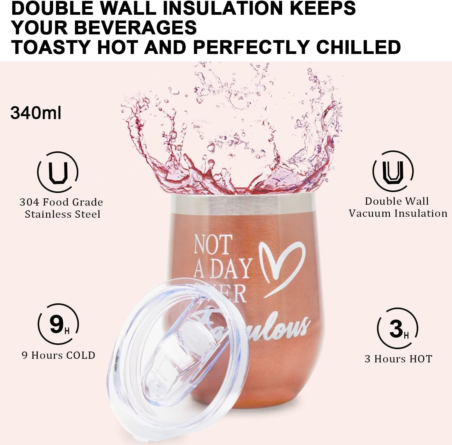 GIOD 9-Piece Luxury Bath Gift Set with Bath Bombs, Handmade Soap, Flowers, Towel and 350Ml Cup - Women'S Spa Hamper image number 2