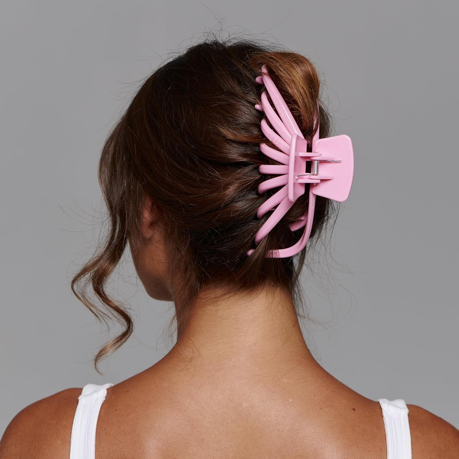 Mermade Hair Octopus Clip, Pink image number 5