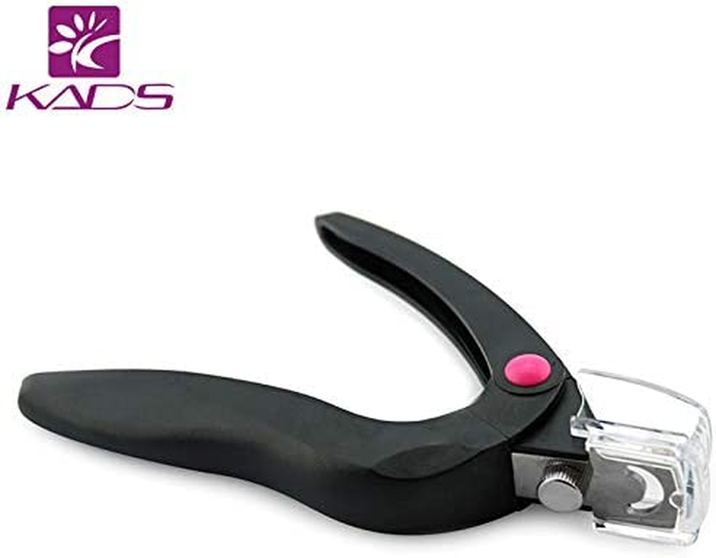 KADS 1PCS Black Acrylic Nail Clippers Professional False Nail Cutter Nail Tip Cutter Acrylic UV Gel Fake Nail Tips Clipper Trimmer Manicure Tool (Black) image number 2