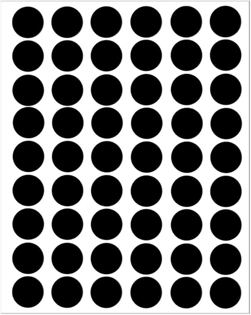 LICQIC Screw Hole Covers Stickers, Self Adhesive Screw Cover Caps Stick on Furniture Sticker Screw Hole, 54 Pcs Natural Oak, 21Mm