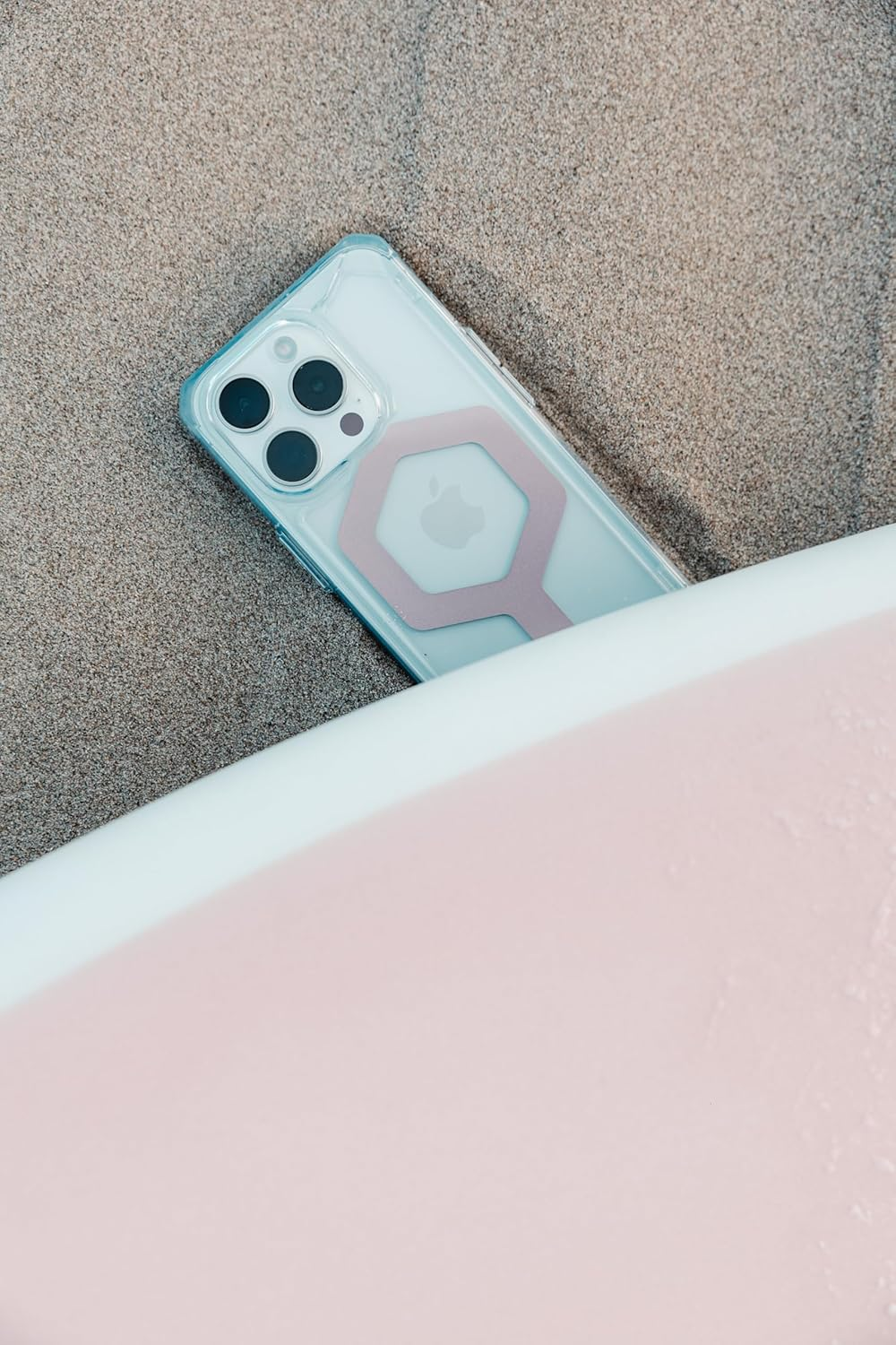 UAG Plyo Magsafe Apple Iphone 15 Pro (6.1") Case - Ice/Silver (114286114333),16Ft. Drop Protection (4.8M), Armored Shell, Air -Soft Corners image number 4