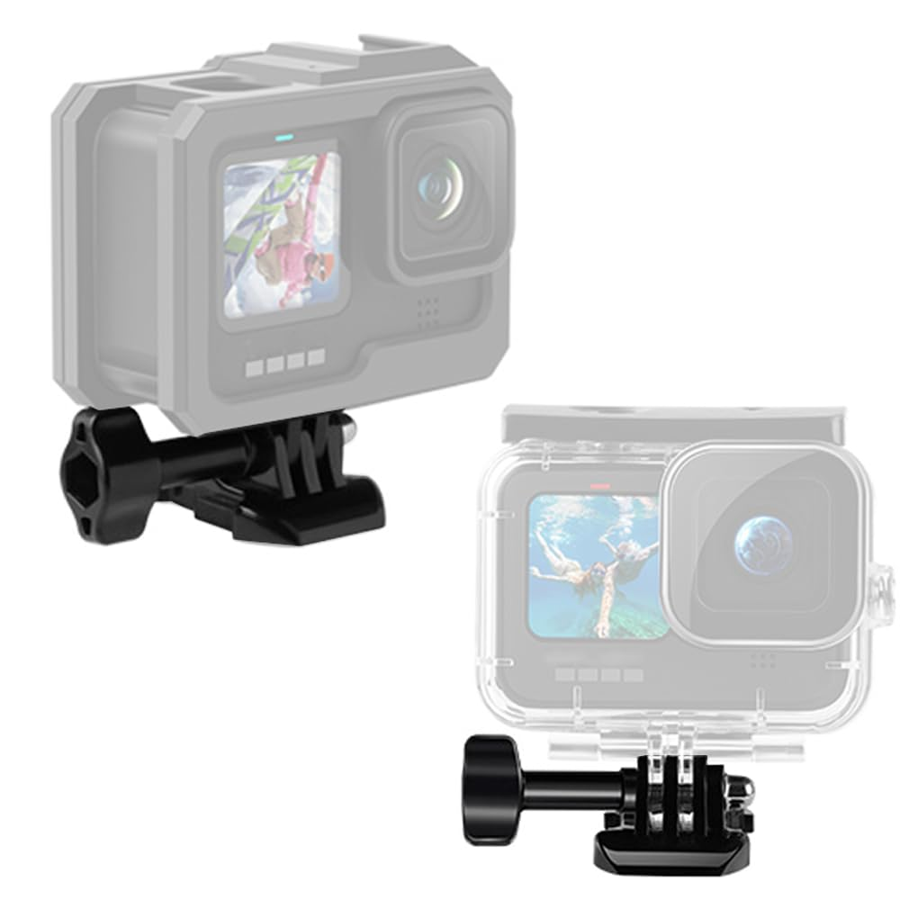 316 Stainless Steel Thumbscrew for Gopro Hero 11/10/9/8/7/6/5，Fire Rock Stainless Steel Screw for Insta360 ONE R and X3 X2-3Packs image number 1