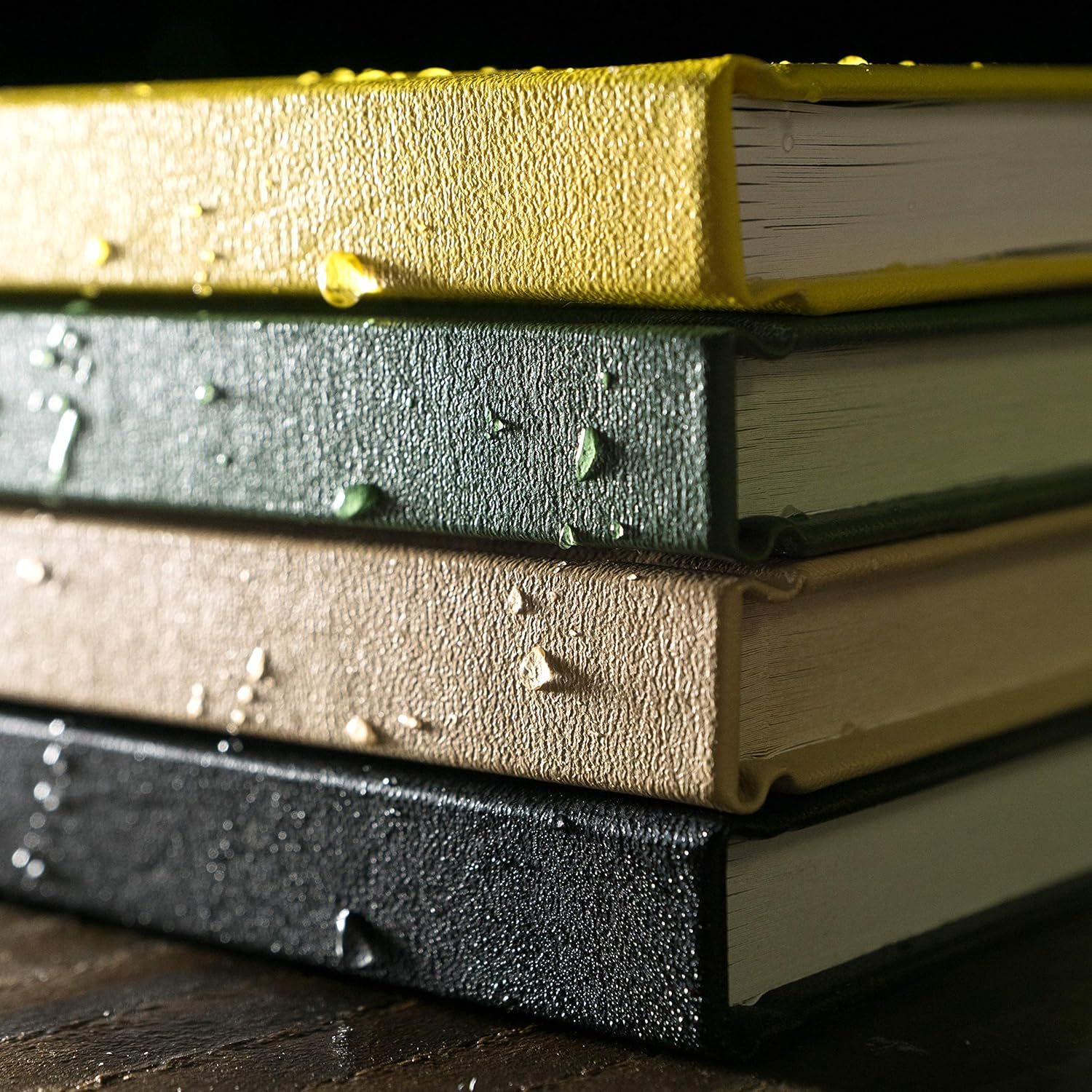 Rite in the Rain Weatherproof Hard Cover Notebook, 4.75" X 7.5", Yellow Cover, Journal Pattern (No. 390F) image number 6