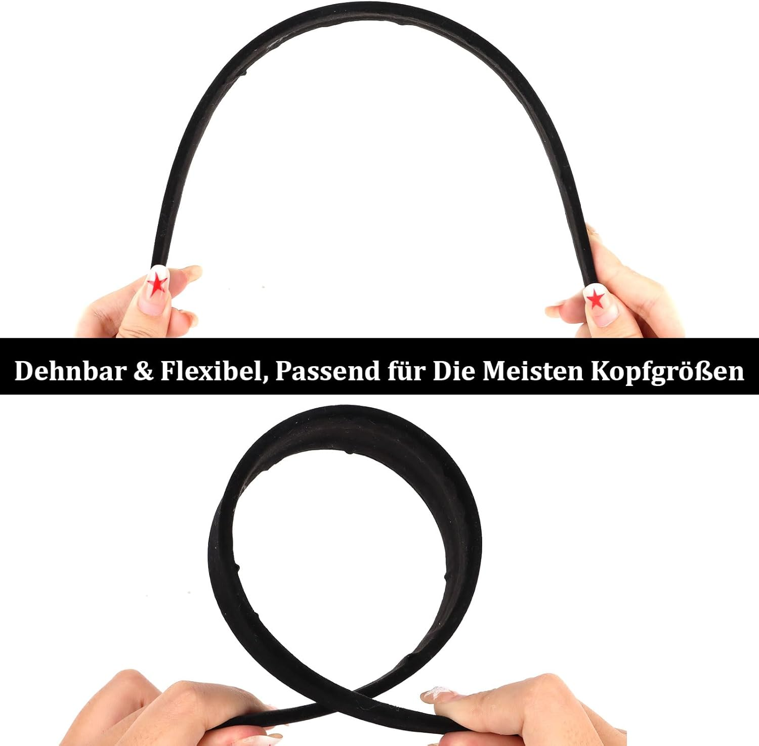 KIUEZIR Black Wide Headband Women'S - Extra Wide Vintage Headband with Non-Slip Velvet Lining, Soft & Comfortable Headband for Women & Adults, Office & Everyday Life, Hair Accessories Women'S Festival image number 1