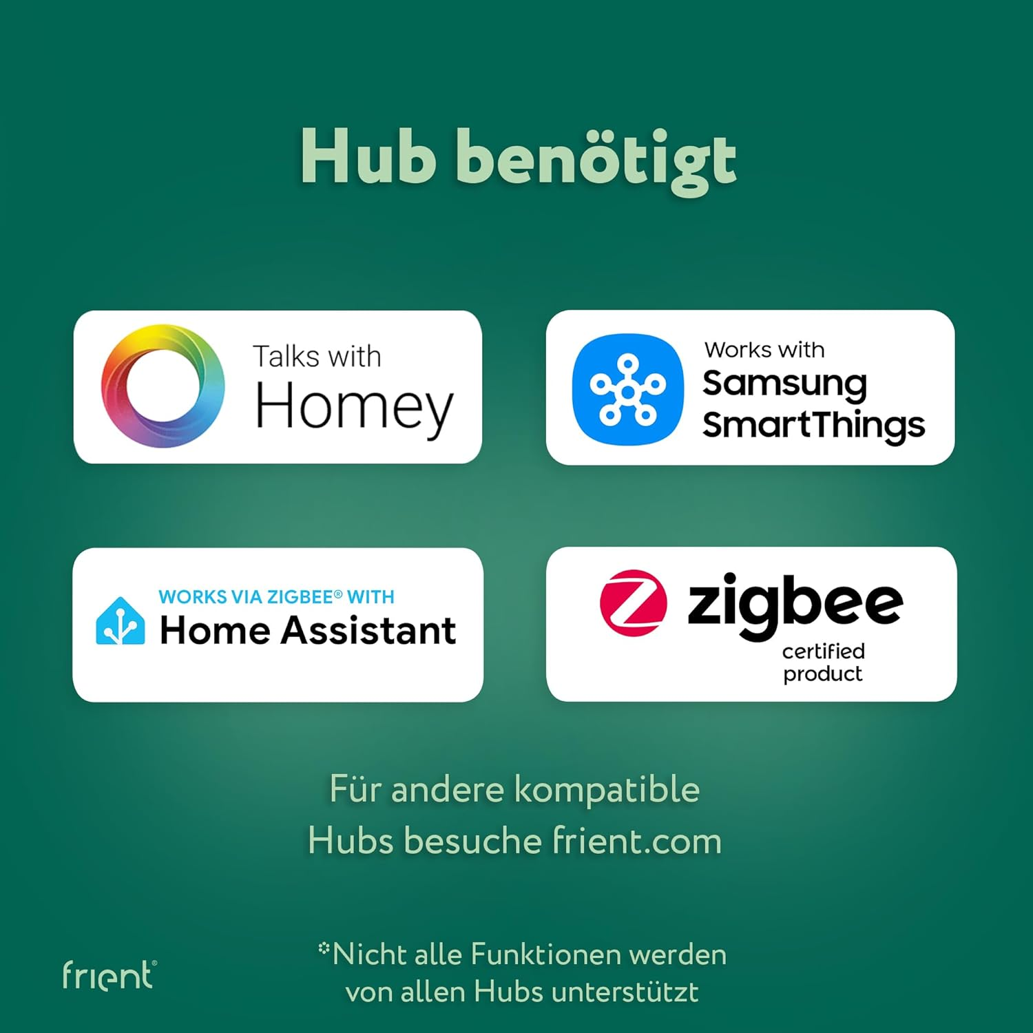 Frient Smart Siren | Siren | Intelligent Security Alarm | 90 Dbm | Burglary Protection | Battery Backup | Zigbee Range Enhancer | Works with Smartthings, Home Assistant and Homey image number 3