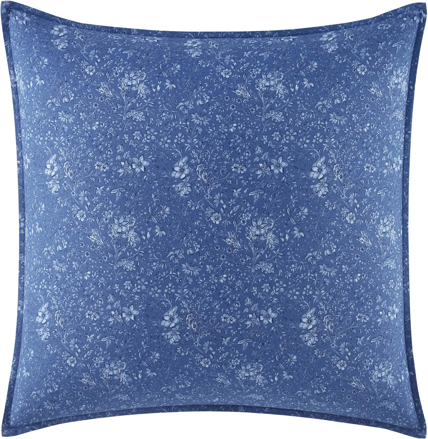 Laura Ashley Home Elise Duvet Cover Set, Full/Queen, Medium Blue image number 1