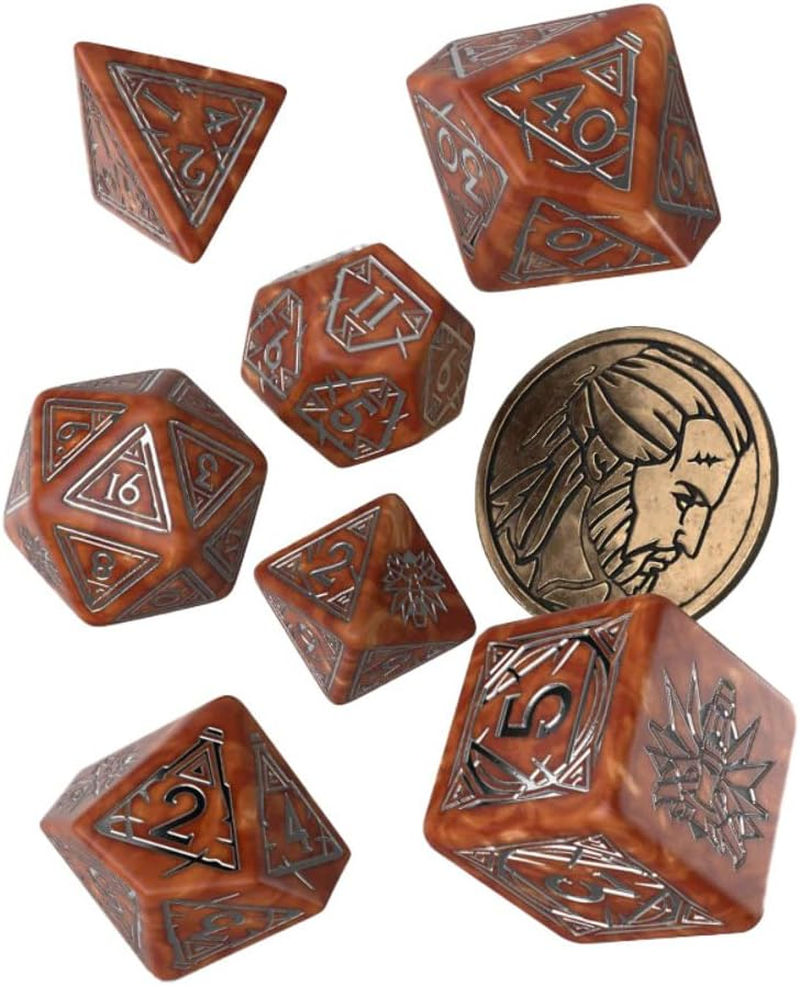Q-Workshop Witcher Dice Set. Geralt - Q-Workshop Monster Slayer, Mixed, E3U image number 1