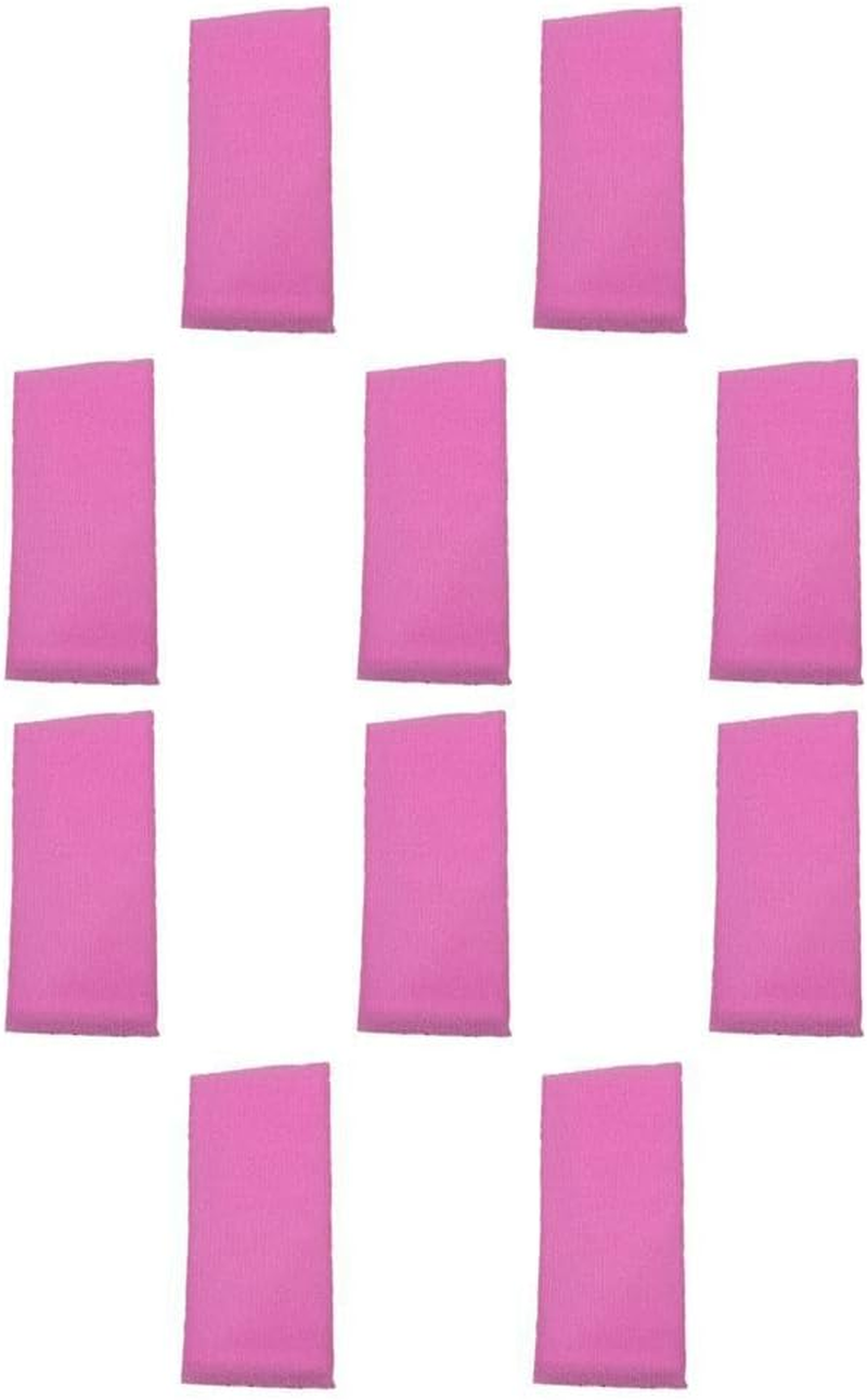 Stay Fresh and Rejuvenated with Soft and Comfortable Washcloth Towel Easy to Clean Nylon Exfoliating Washcloth Towel, White