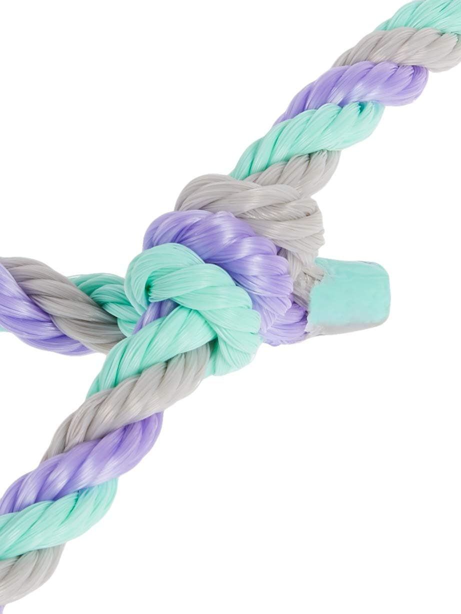 Weaver Leather Livestock Cattle Rope Halter Gray/Lavender/Mint, 7' image number 3