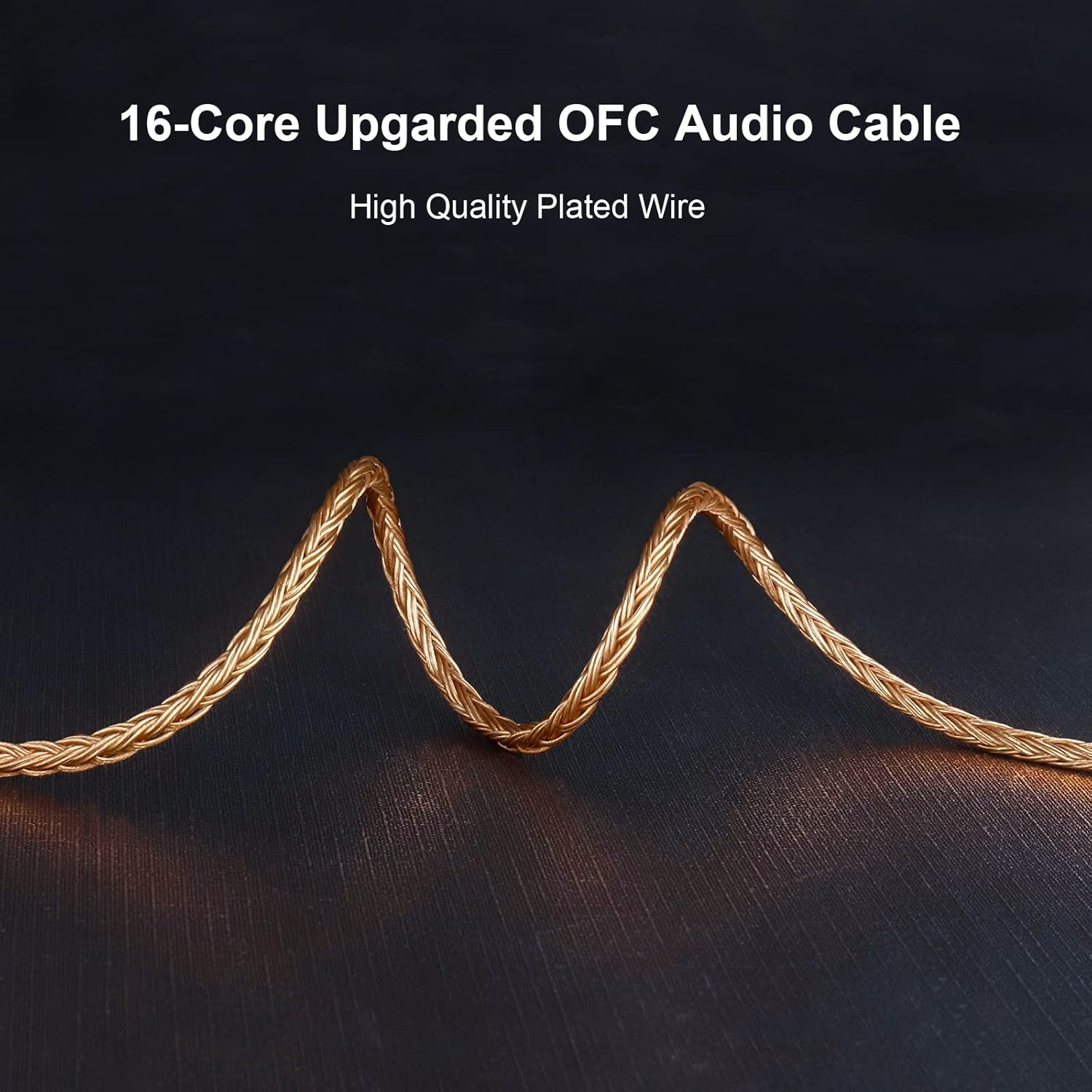 Okcsc ZT16 Upgrade Replacement Headphone Cable with Dual 3.5Mm to 2.5Mm Balanced Plug,16 Core Copper Plated IEM Professional Audiophile Cable for Hifiman Sundara, Ananda,Arya, He4Xx,He-400I 1.2M/3.9Ft image number 6