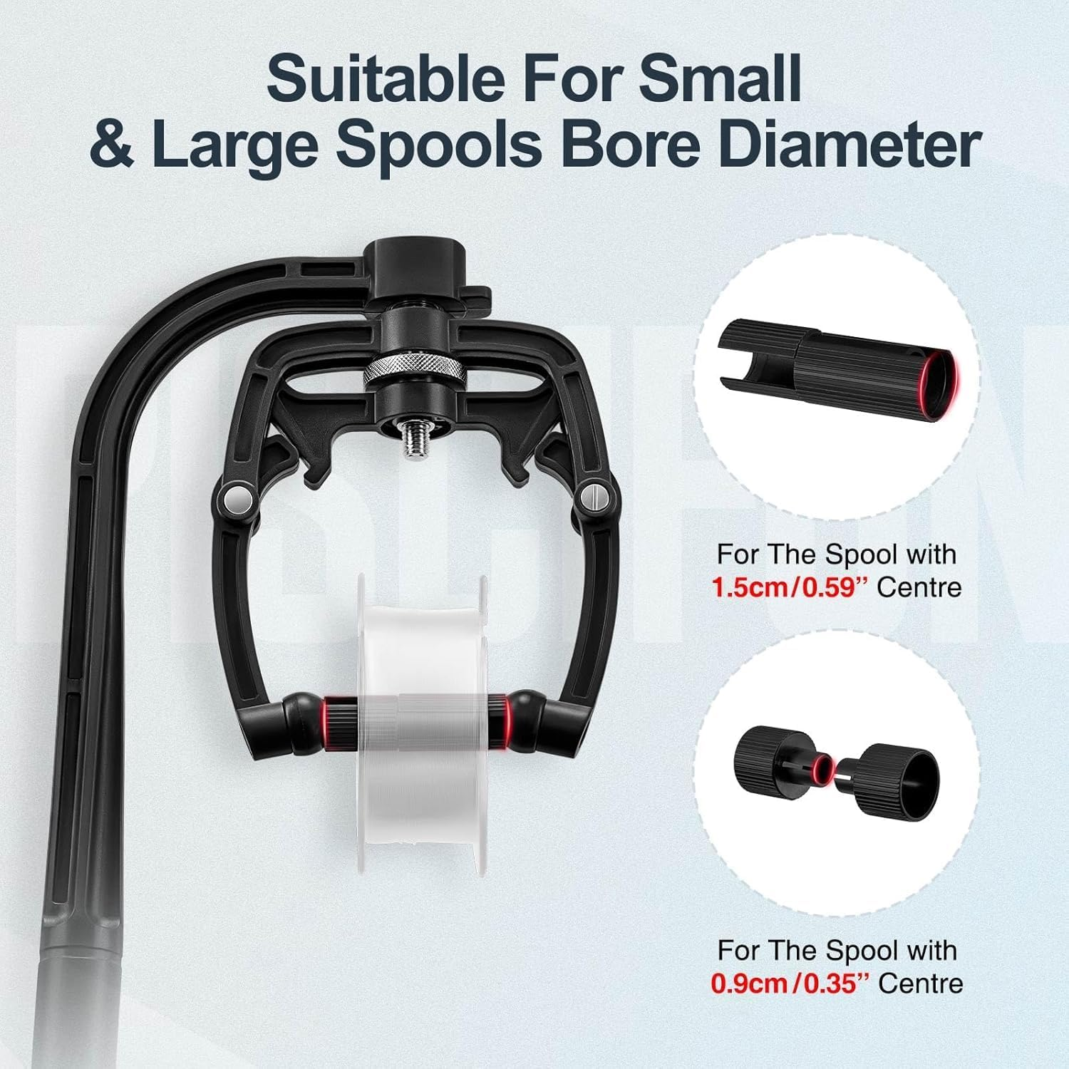 Fishing Line Winder Spooler Machine Spinning Reel Spool Spooling Station System Automatic Spools Holder image number 4