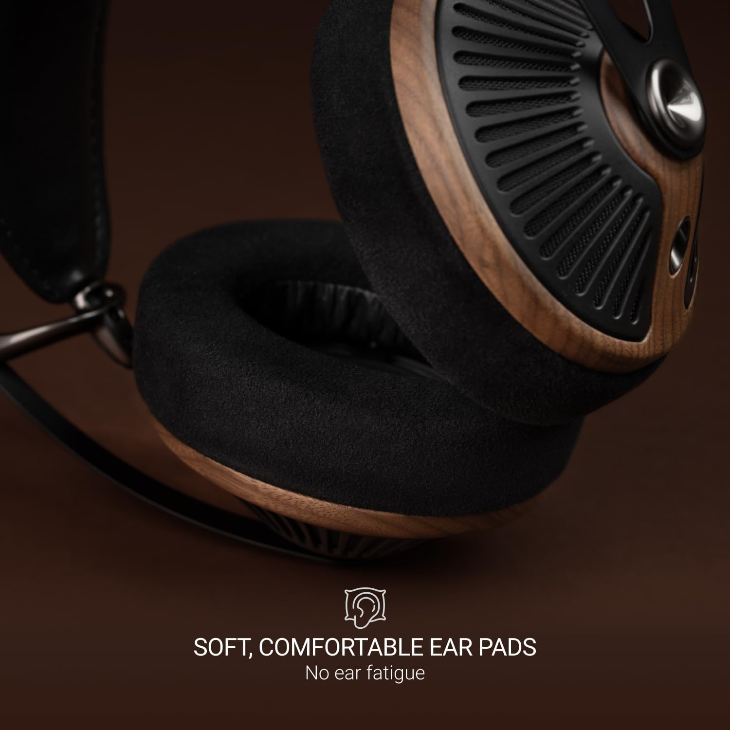 MEZE AUDIO 105 Silva | Wired Over-The-Ear Lightweight Audiophile Open-Back Headphones | 50Mm Dynamic Drivers | Low Impedance 42 Ohms | Cables and Carrying Pouch Included image number 2