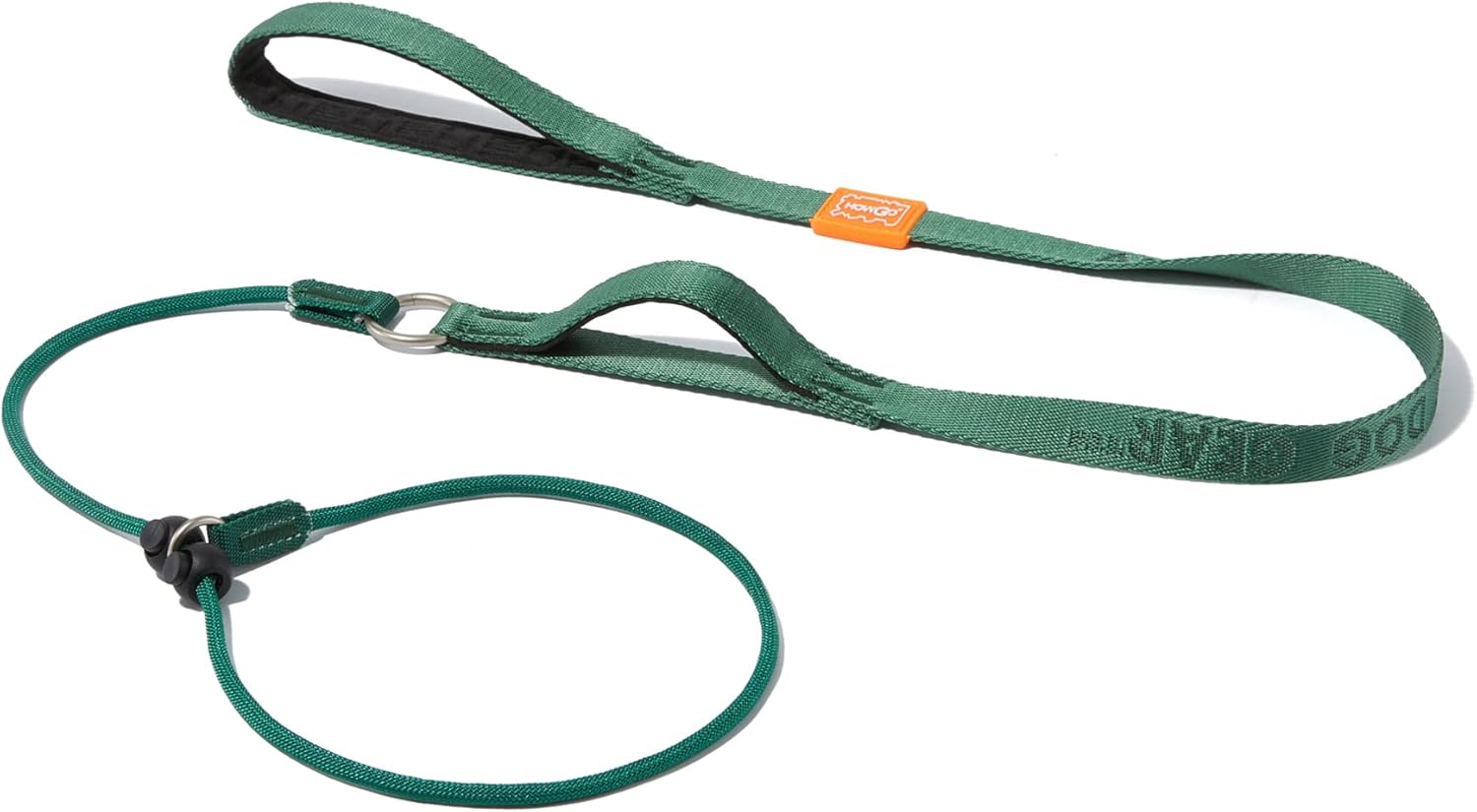 HOWGO Dog Slip Lead Dog Leash,Training Leash,Cinch Leash, No-Pull Slip Leash and Collar,Heavy Duty&Durable,Padded Handle,For All Breeds(Green, 3.6FT)