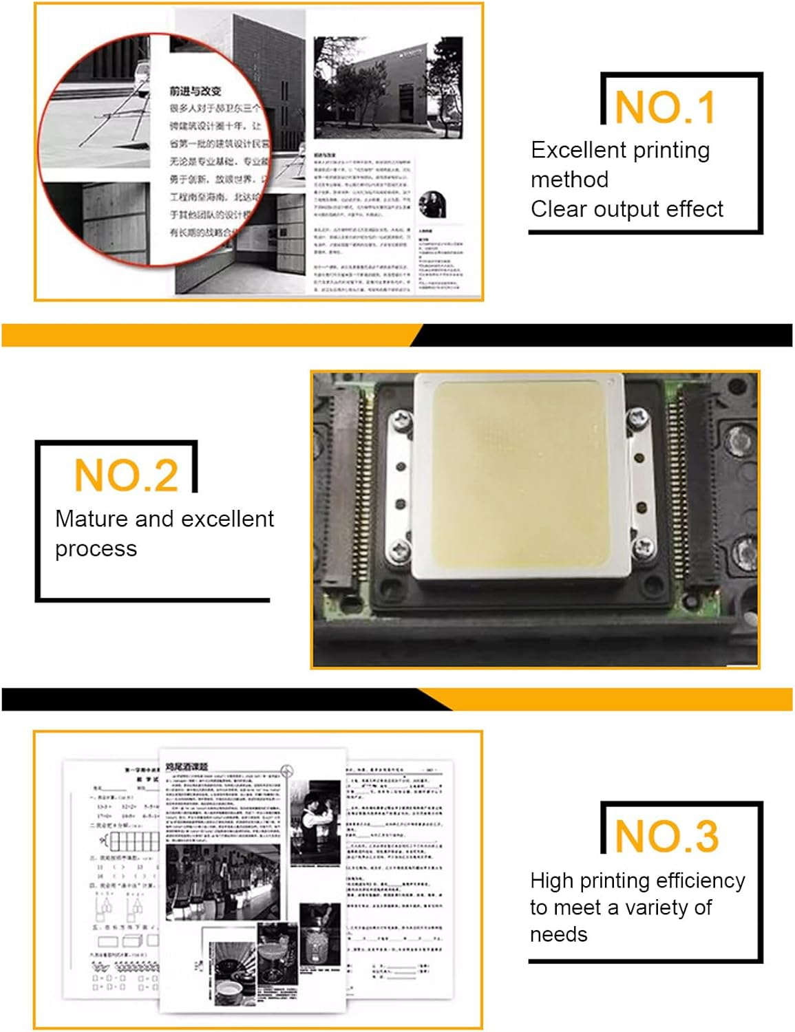 XP600 Print Head Replacement, 6 Color Easy Install Printerhead for XP600 Printer, Professional Printhead Printer Replacement Parts image number 5