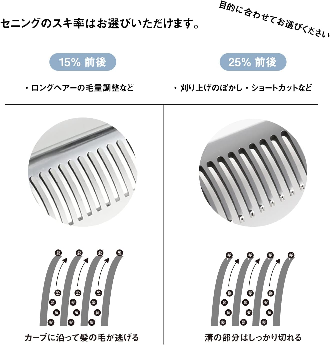 DEEDS AD-02 Professional Japanese Shears Maker, Natural Finish, for Senning Home Cuts (6.0 Inches, Skiing Ratio around 25%) image number 1