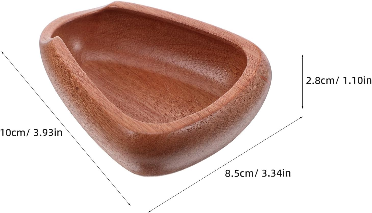 VINTORKY Wooden Coffee Bean Dosing Cup Set Walnut and Sapele Wood, Anti-Static Spray Bottle Included, Espresso Coffee Bean Weighing Dish for Home Brewing and Tea Storage image number 1