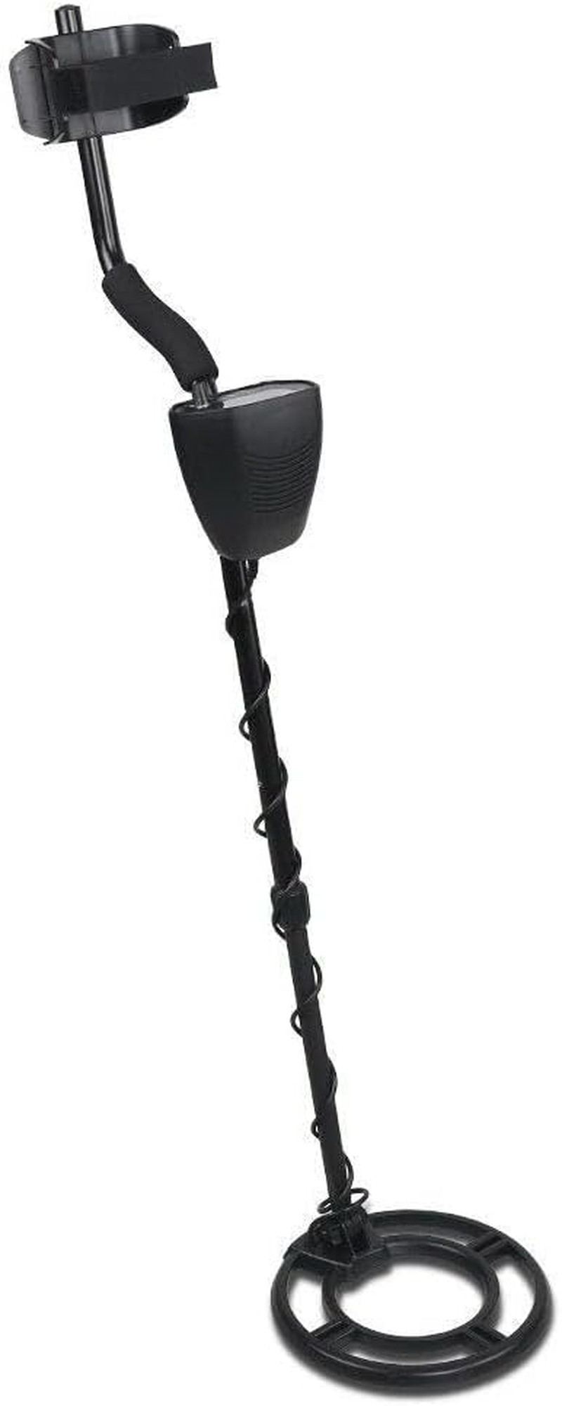 Weisshorn Metal Detector, 220Mm Deep Searching Sensitive Pinpointer Finder Bounty Hunter Portable Tracker Gold Detectors Handheld Outdoor Beach Camping Detecting Equipment, with Headphone LCD Black image number 3