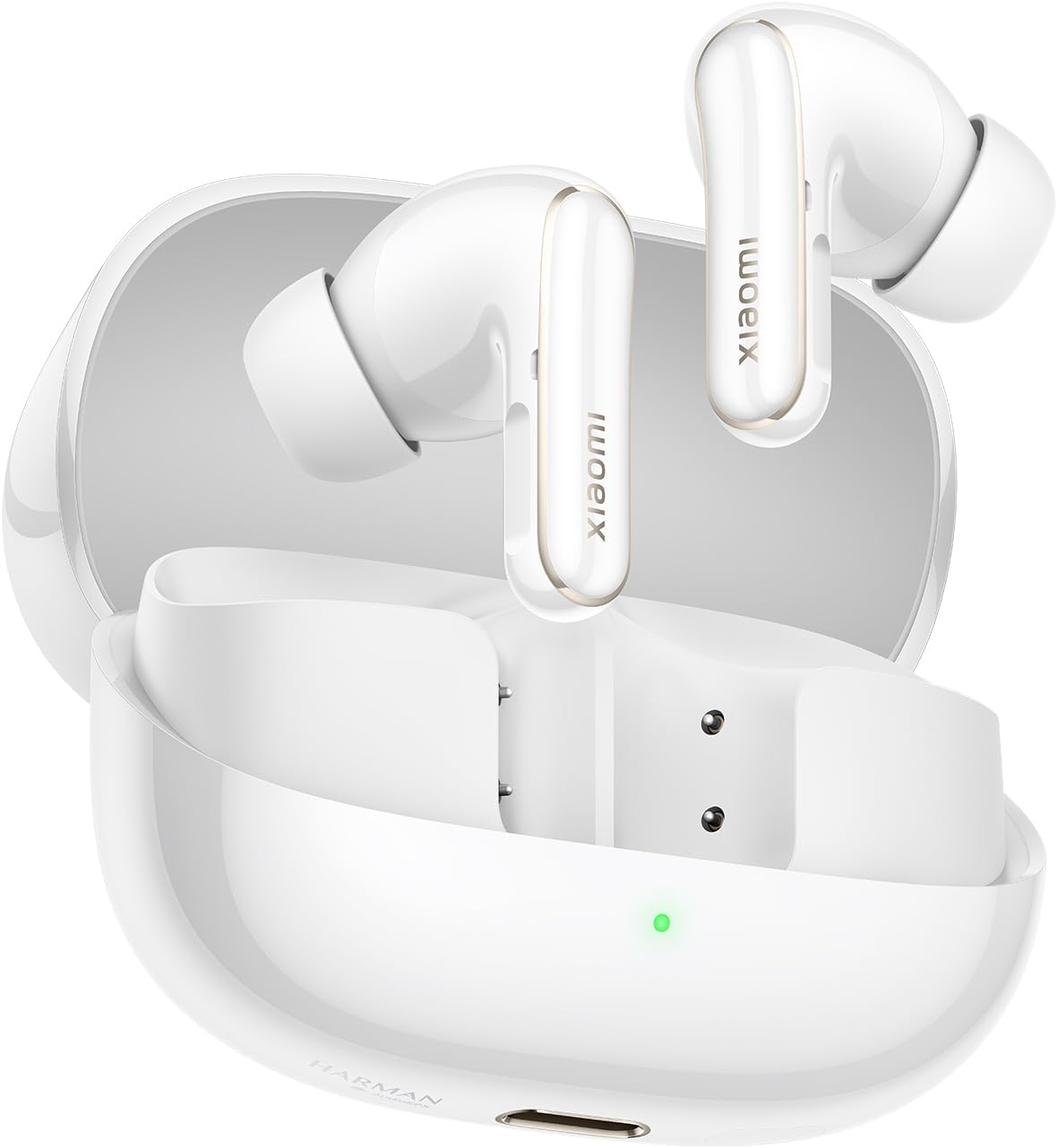 Xiaomi Buds 5 Pro Bluetooth - 11 Mm Hifi Triple Driver, 55 Db ANC Active Noise Cancellation and 15 M/S ENC, Lossless Qualcomm Sound and Harman Audioefx, White