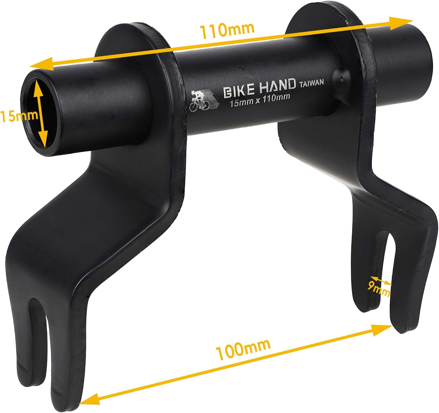 BIKEHAND Thru Axle Fork Mount Rack Adapter - Bike Bicycle Carrier Rack Car Roof Truck Bed Storage image number 5