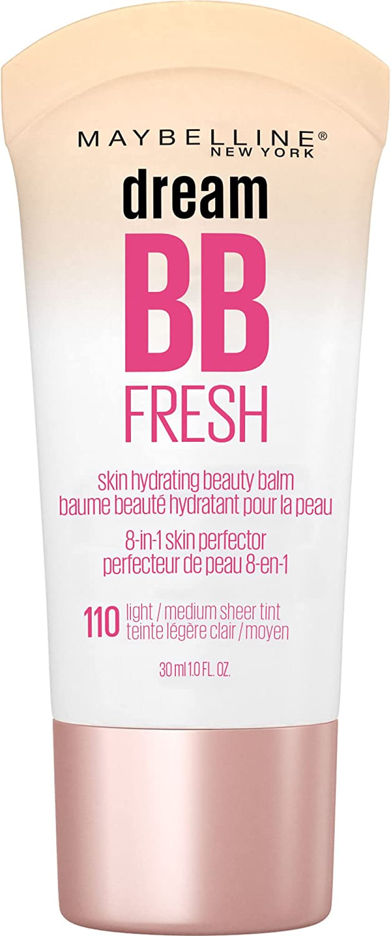 Maybelline New York Dream Fresh BB Cream, Light/Medium, 1 Fluid Ounce (Packaging May Vary) image number 3