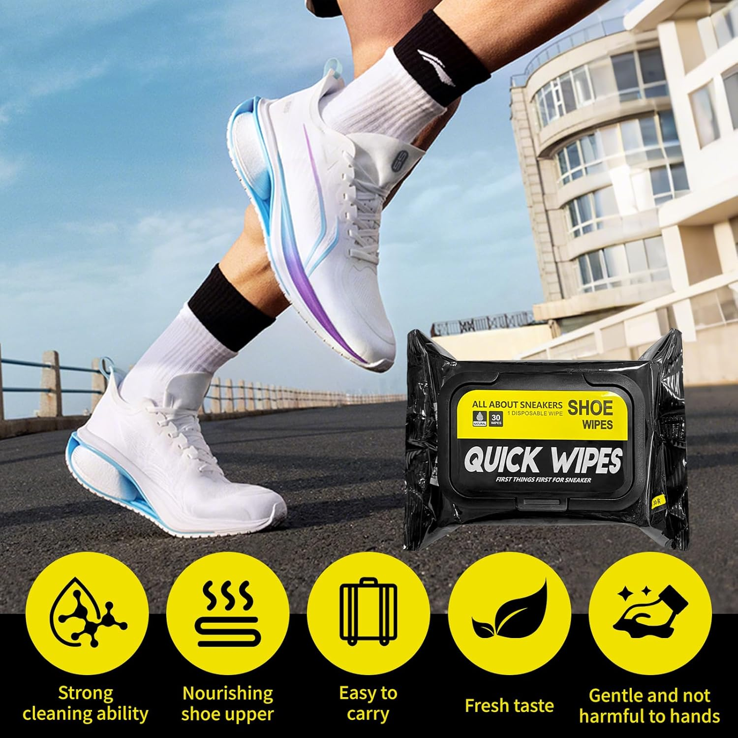 Sneaker Cleaning Kit - Brushes, Towels, and Cleaning Agents, Suitable for Frosted Leather, Suede Leather, Velvet, Canvas