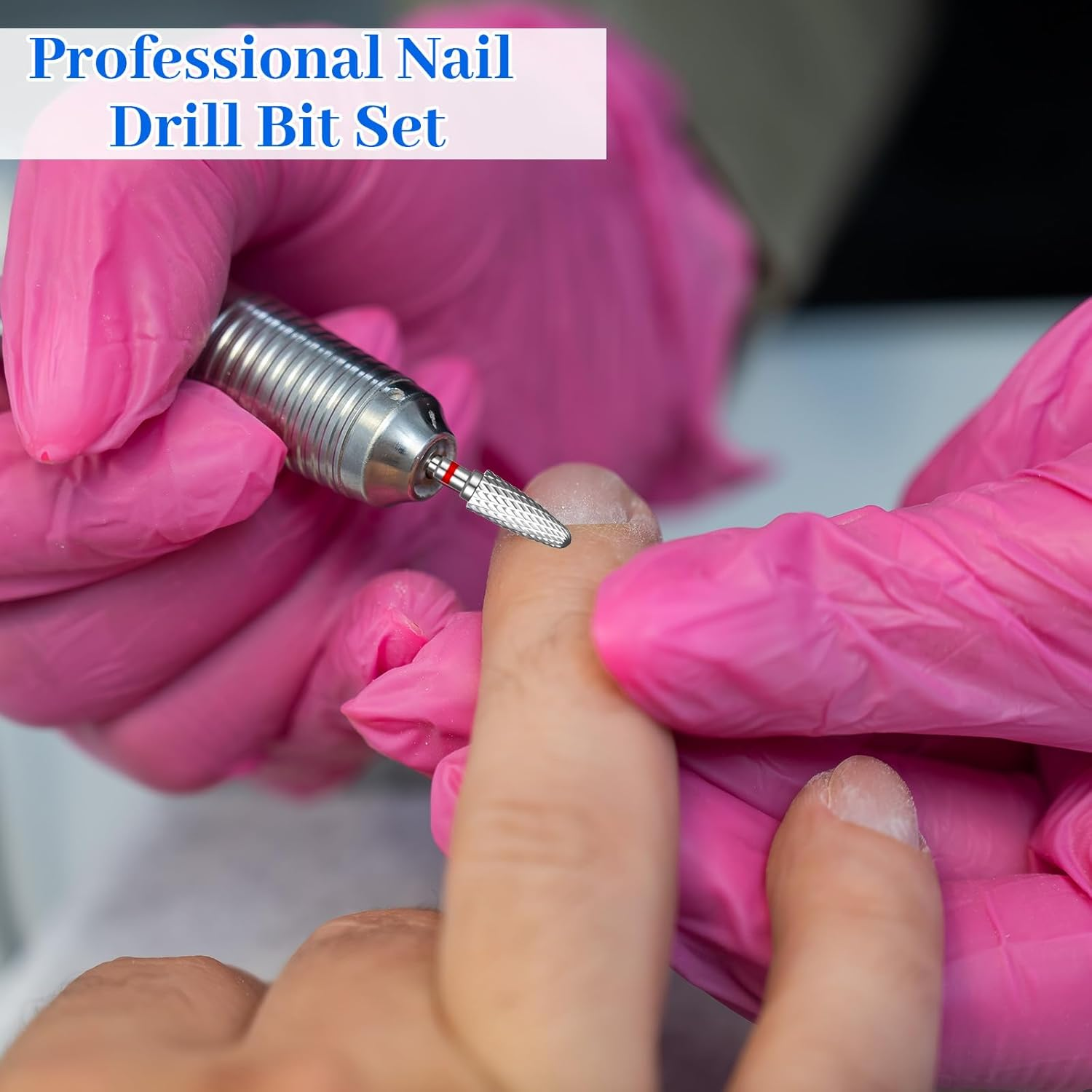 Qianyu 3PCS 3/32" Carbide Nail Drill Bit, Cone Tungsten Drill Bit Set Professional Drills Machine Accessory Remove Acrylic Hard Gels Quickly and Safely for Nail Art Manicure Pedicure image number 3