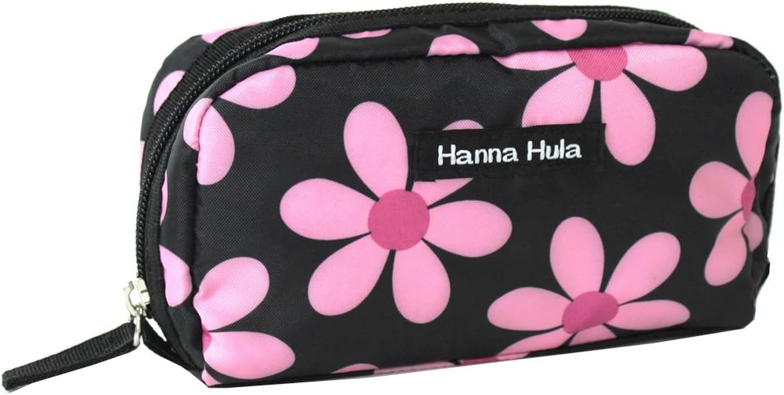 Hanna Hula CSP-SF-HW Single Zipper Pouch Hawaiian - Border Red image number 5