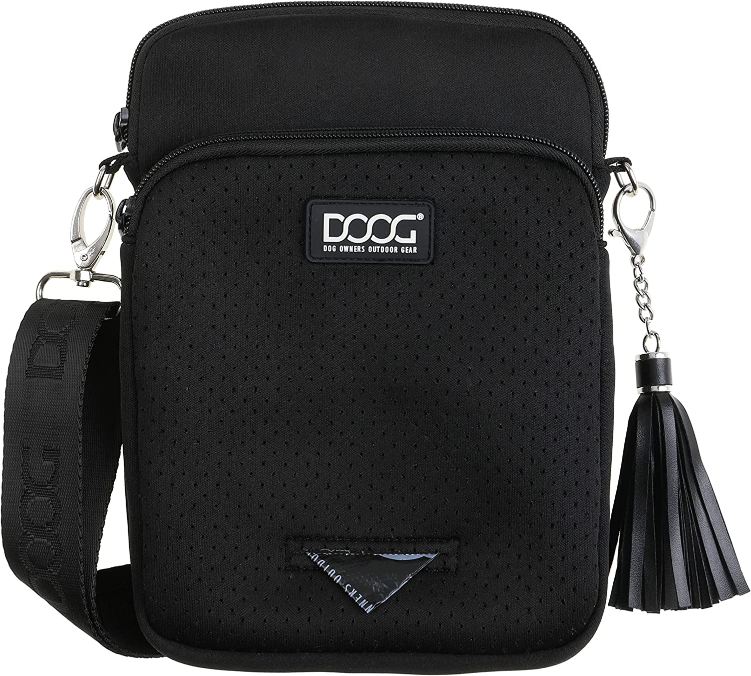 DOOG | Walkie Bag | Adjustable Shoulder Bag with Poo Bag Compartment and Water Bottle Compartment | Neaosport Black (NSWB01) - Green image number 7