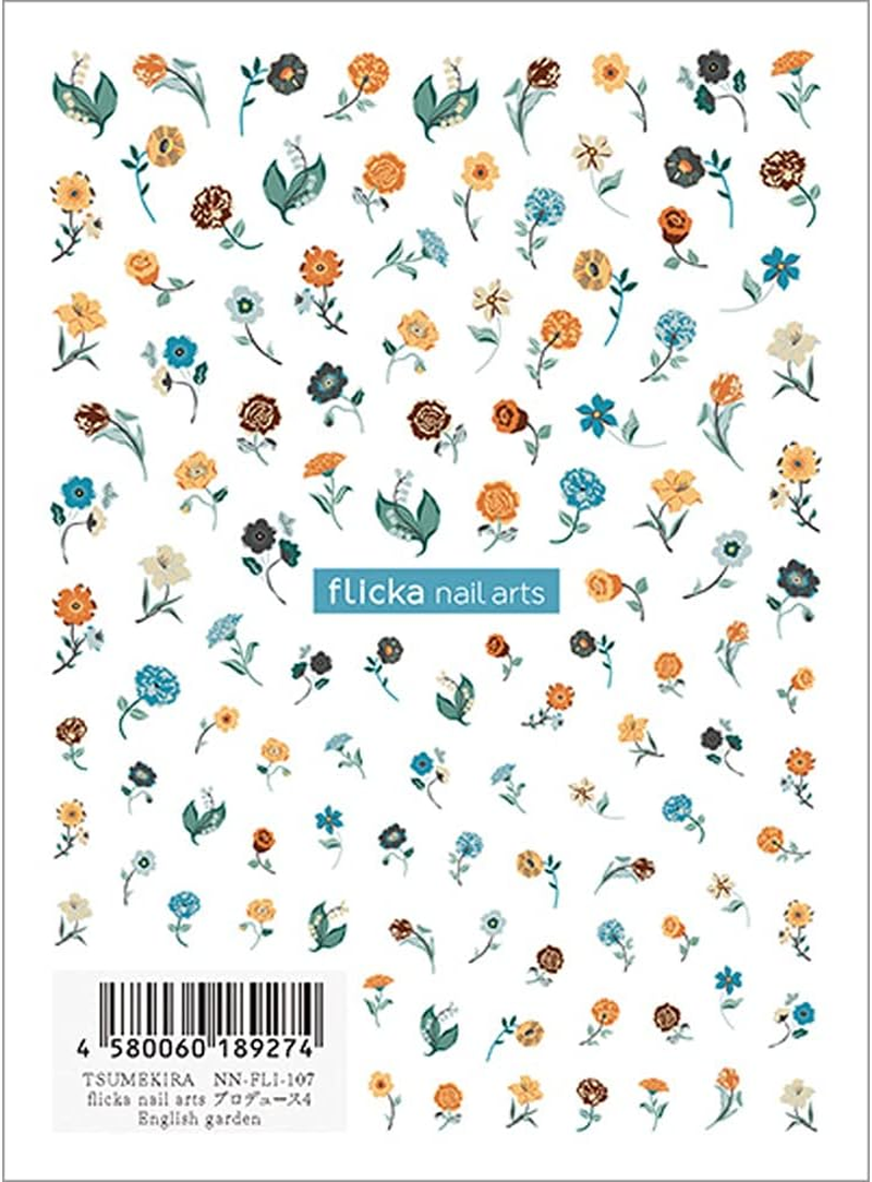 Tsumekira Flicka Nail Arts Produced 4 English Garden image number 1