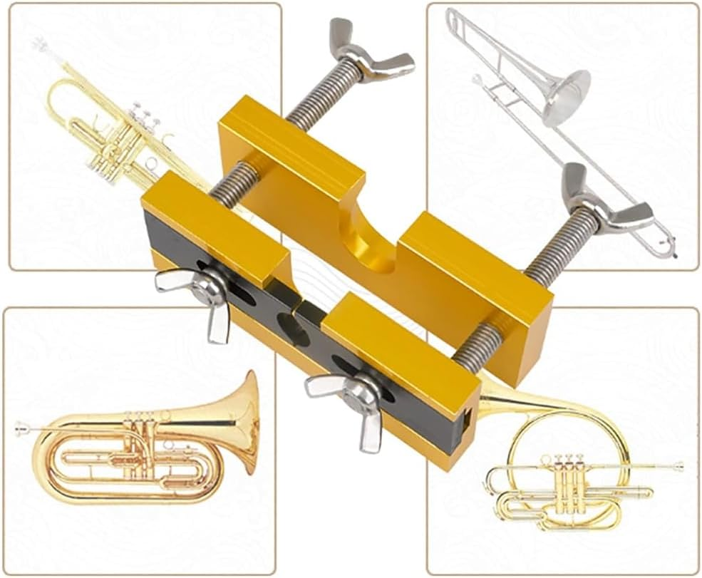 Domoi Trumpet Mouthpiece Puller Tool Adjustable Mouthpiece Puller Remover (Gold) image number 2