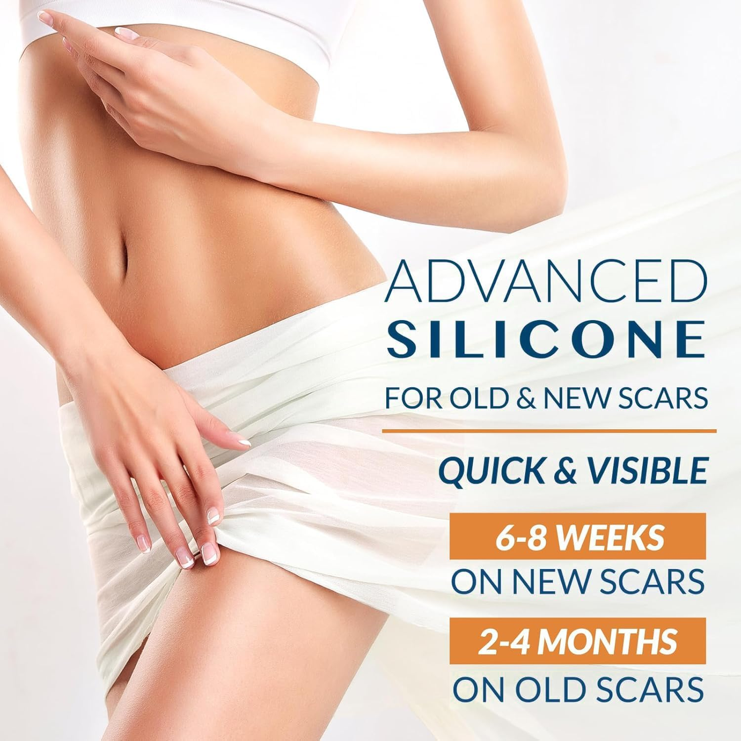 Silicone Scar Tape (4X300Cm Roll-3M), Silicone Scar Sheets, Scar Tape for Surgical Scars, Silicone Tape for Scars, Scar Sheets for Surgical Scars, C-Section, Tummy Tuck and Keloid