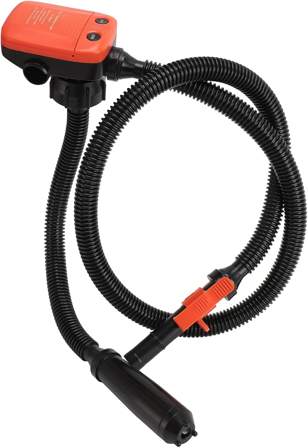 Automatic Fuel Transfer Pump, Flexible Intake Hose Fits Most Irregular Gas Cans for Gasoline Kerosene More, Fuel Transfer Pump with Automatic Stop Sensor with 3 Size Adapter image number 3