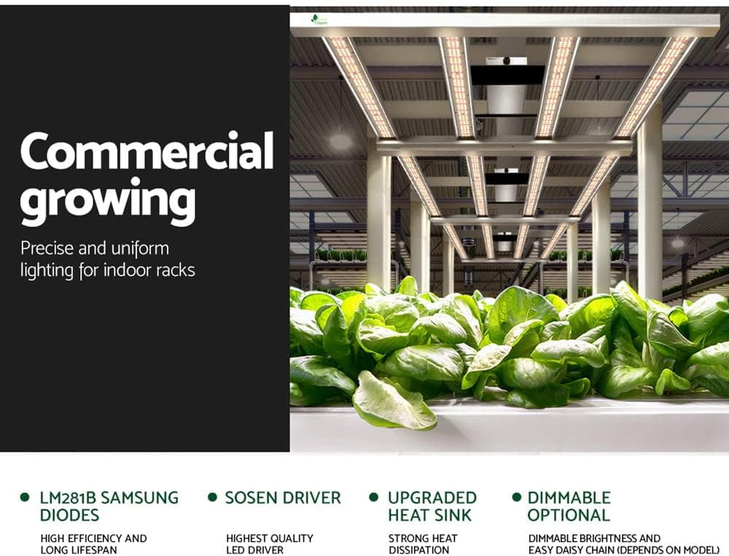 Green Fingers Led Grow Light 3000W Full Spectrum Indoor Plant Lights Vegetable Seeds Flower Growth UV Lamp Plants for Garden Greenhouse Grows Tent, with Smart App Control All Stage Silver image number 4