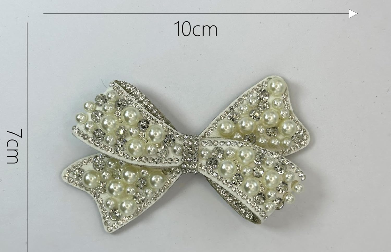 1 Pair Pearl Bow Shoe Clips Wedding Bow Shoe Buckles Bridal Removable Shoe Clips Bowknot Shoe Buckle Clothing Hair Decorations for Women Party Heels Flats Pumps Craft (White, One Size) image number 1