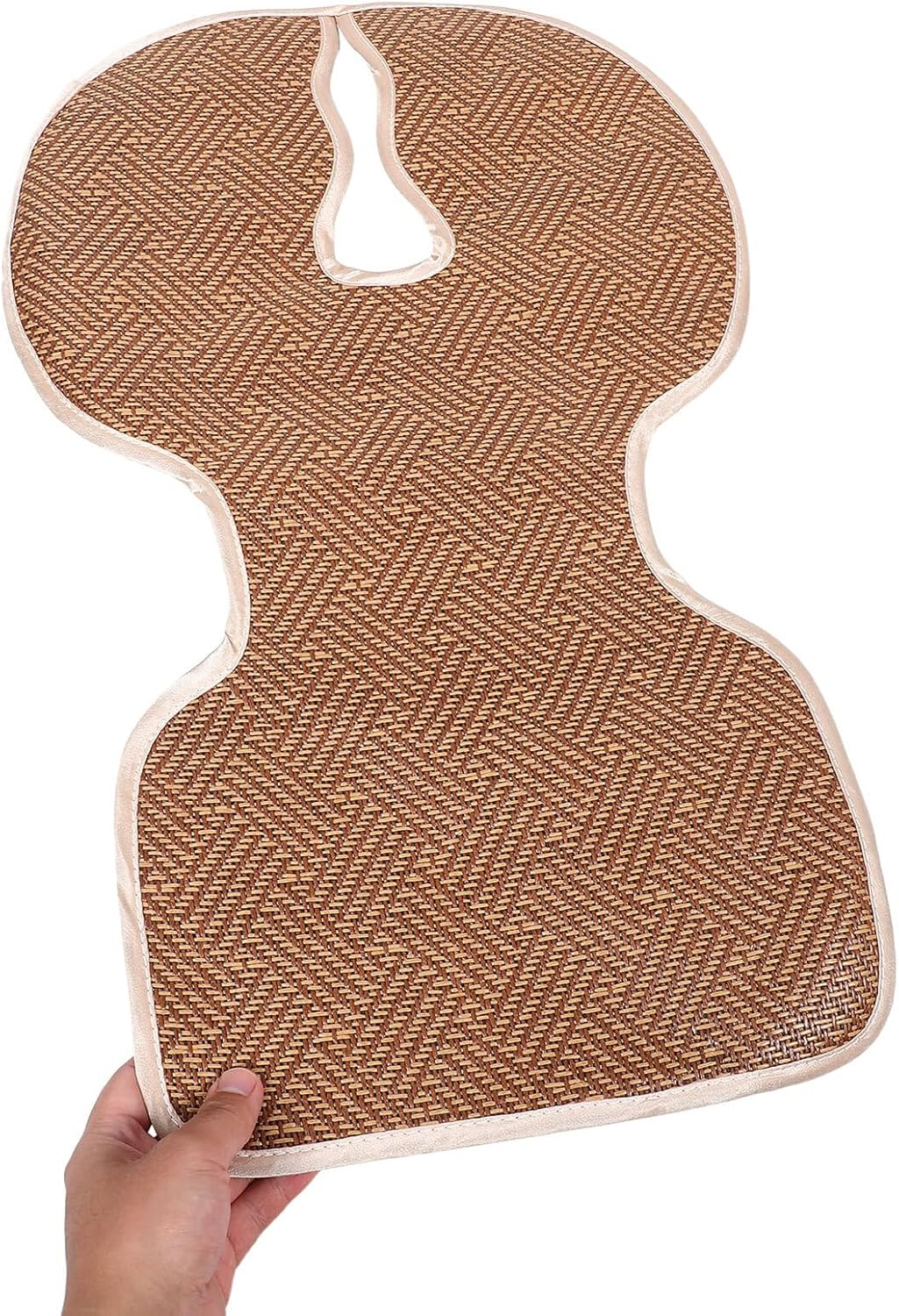 Universal Rattan Cooling Seat Pad for and Seat, Breathable Moisture-Wicking Pram Liner Mat Air Flow 3D Design, Summer Pushchair Cushion Insert image number 5