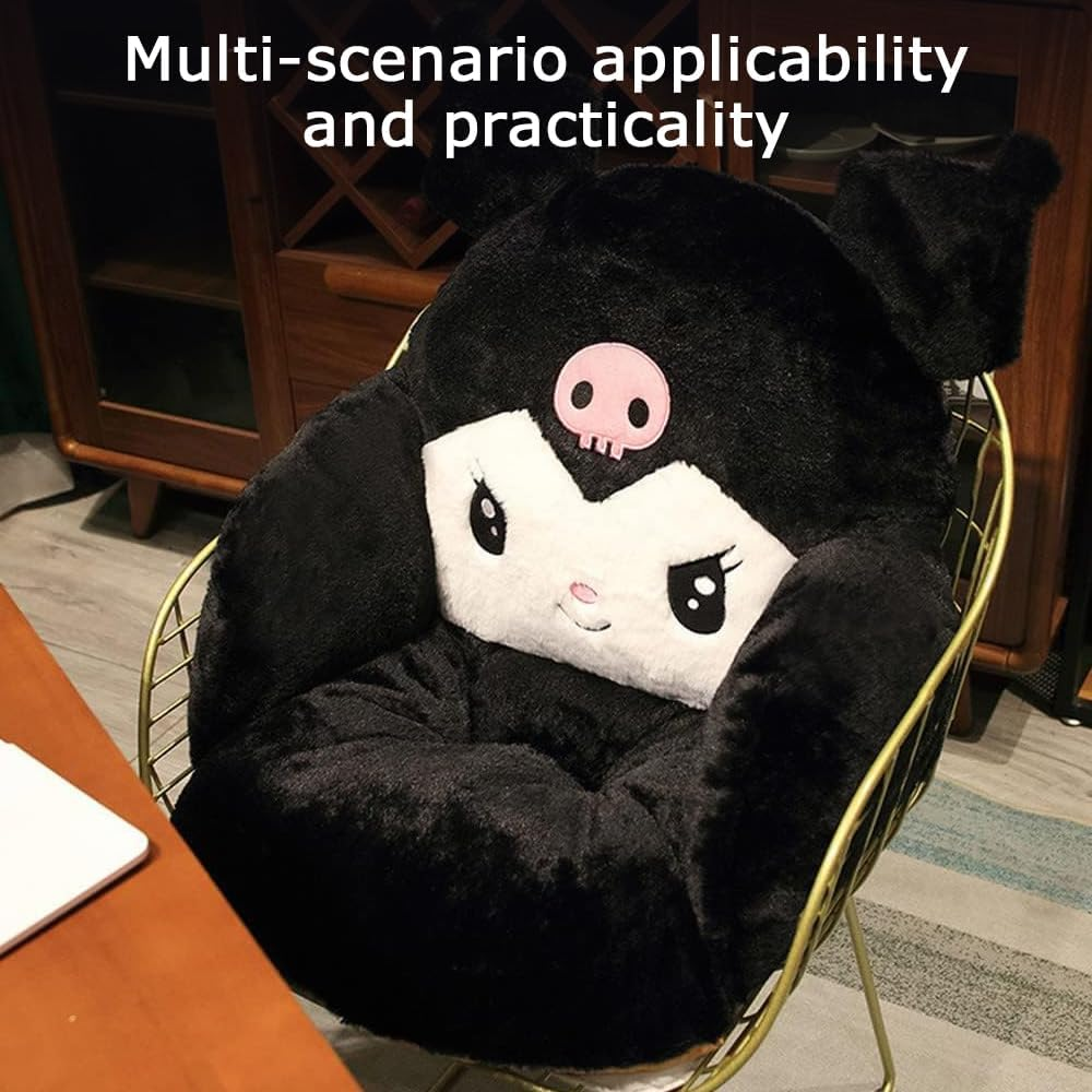Cute Kawaii Chair Cushion with Soft Material, Soft Cartoon Plush Seat Cushion, Portable Floor Pillow Floor Cushions, Anti-Dirty and Comfortable, Office Dining Room Bedroom Decorate ﻿ image number 4
