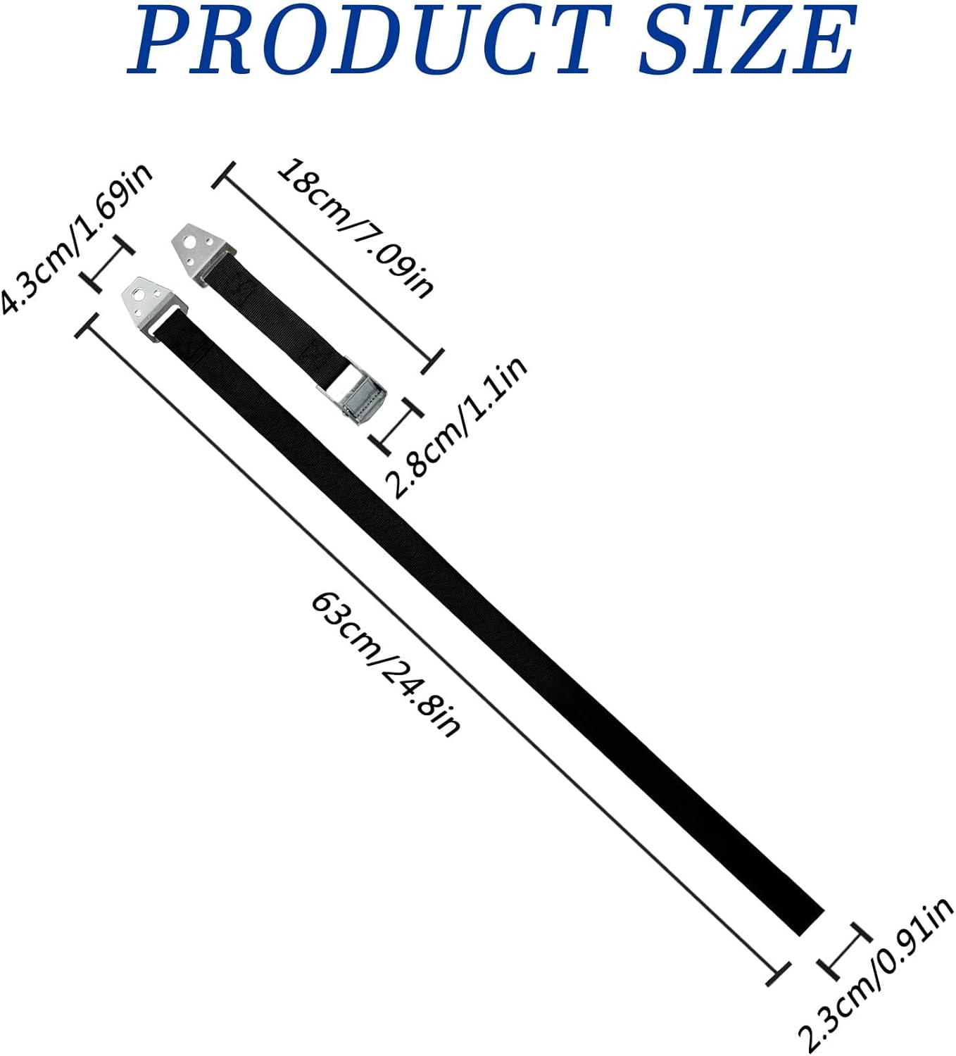 2 Pack TV Safety Straps, Hhdvdywgd TV anti Roll and Rewind for Baby Proofing &ndash; Secure Flat Screens, Dresser, Cabinet to Wall/Stand, Heavy Duty Earthquake Straps image number 2