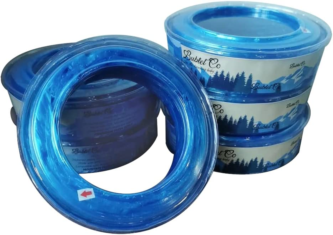 6X Six Pack Nappy Bin Liners for Angelcare Nappy Bins. Diaper Pail Refills for Angelcare Nappy Disposal Systems. Refill Cassette Pack, Plastic Bags 6 Count