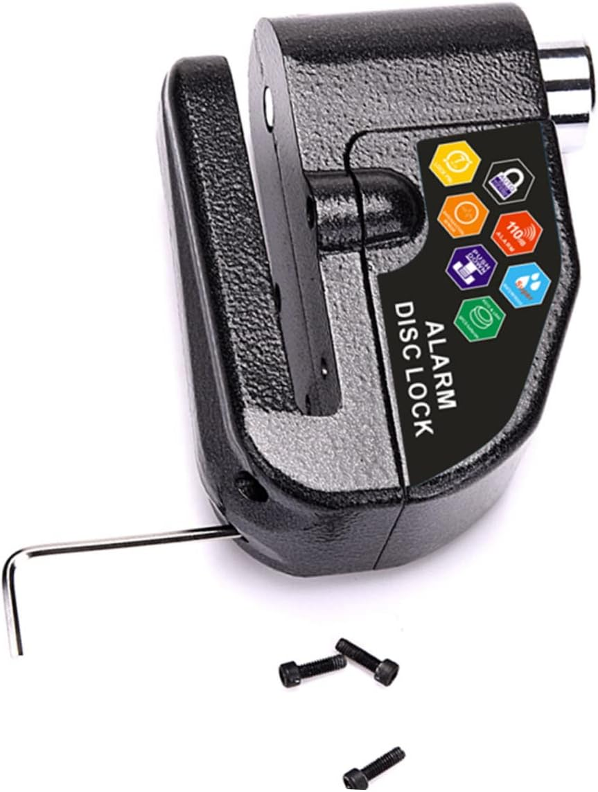 CHILDWEET Alarm Lock Motorcycle Disc Brake Lock Theft Alarm for Motorbike Scooter Bike Wheel Security image number 6