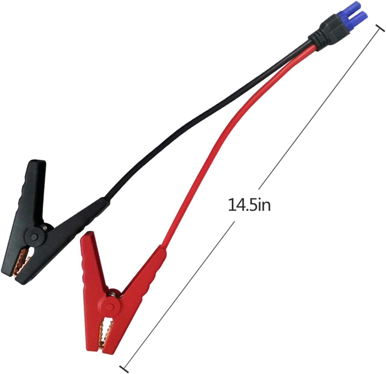 KUNCAN EC5 Jump Starter Cable Battery Clamps - 12V Replacement Alligator Clips to EC5 Female Connector Car Jumper Cable for Emergency Portable Car Jump Start Battery Booster Cable 10AWG Silicone Wire image number 4