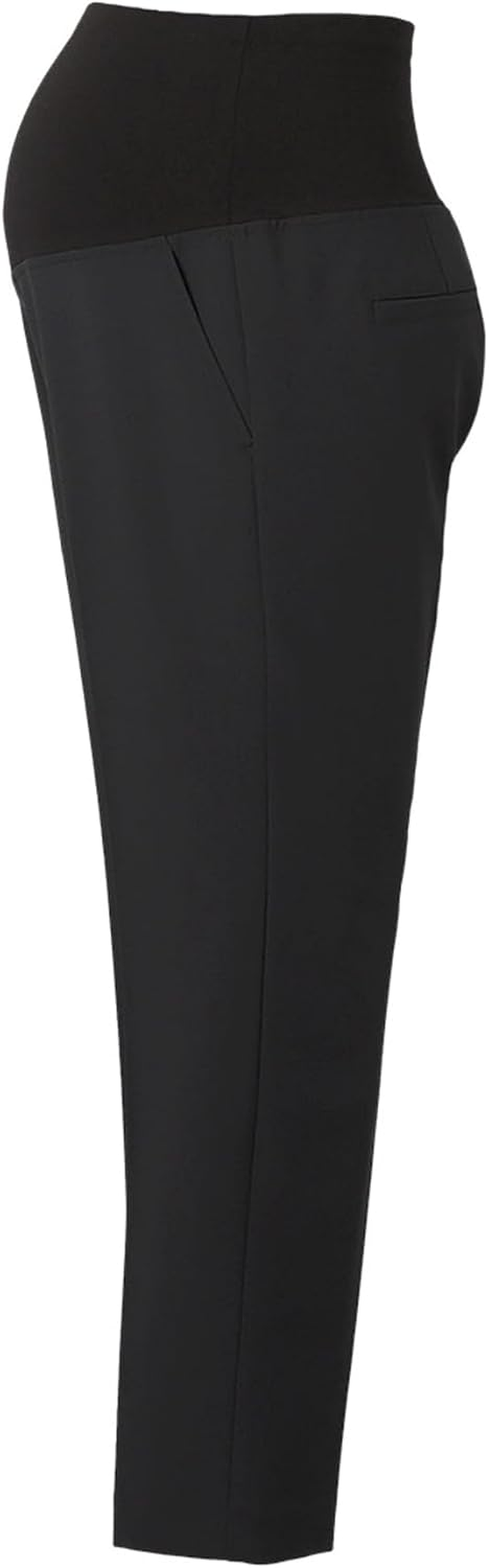 Wacoal Maternity MXY100 Women'S BL Straight Pants, Easy to Wear, Tumble Dry, Cropped Length, 9/4 Length, BL, LL