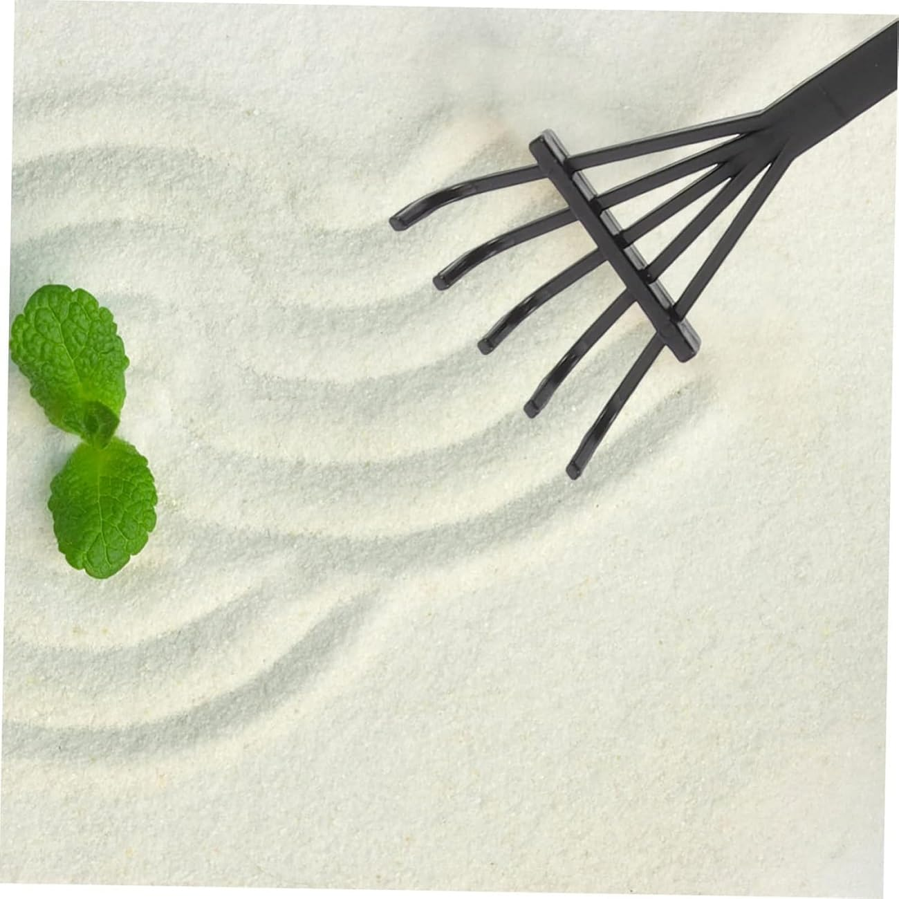 WADY 6-Piece Zen Garden Sand Rake Tools Set,Decorative Crafts Accessories for Sand Table & Meditation, Complete Zen Garden Kit with Rakes, Combs & Sculpting Tools (Black) image number 1