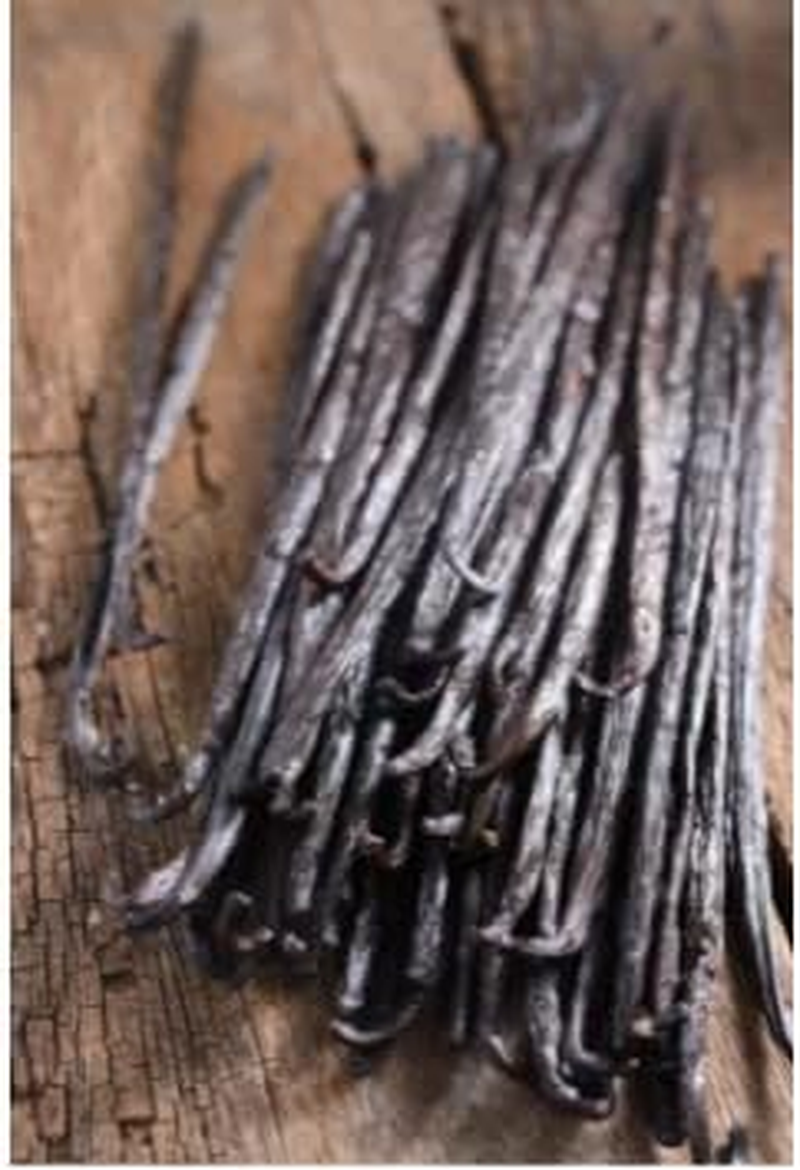 Premium Bourbon Vanila Beans Grade a - 3 Long Beans in Transparent Tube