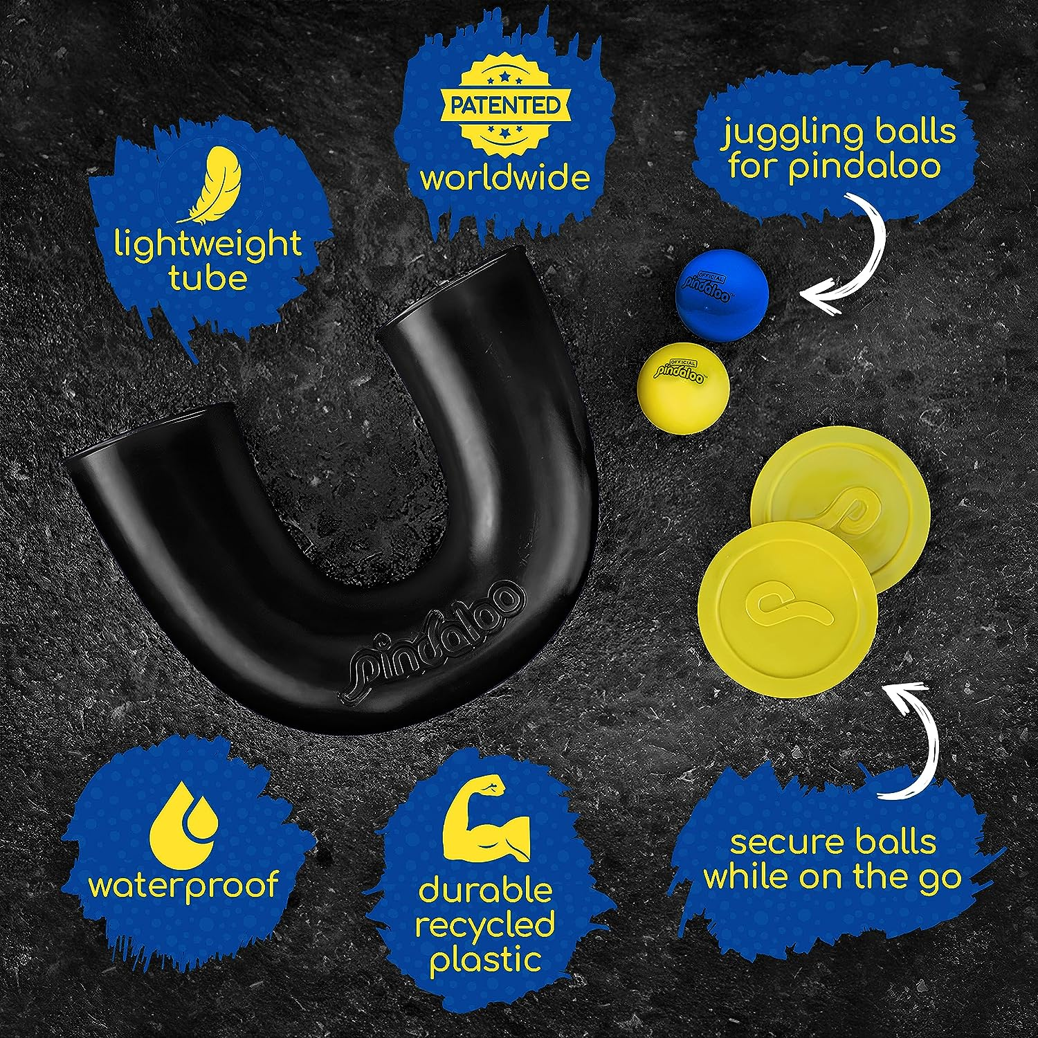 Pindaloo Skill Toy. the Latest Craze to Hit the U.S.A. for Kids, Teens and Adults. Lots of Fun, Develops Motor Skills, Hand/Eye Coordination and Confidence. for Indoor and Outdoor Play (Red) image number 5