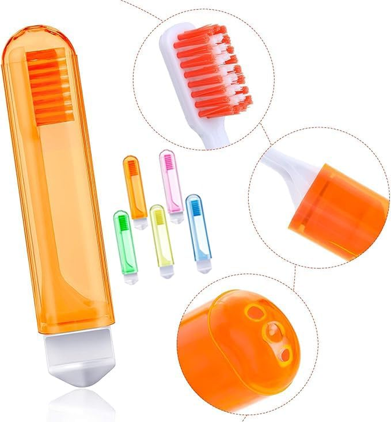 Travel Toothbrush, 10Pcs Mini Toothbrush, Travel Minis Products, Toothbrush with Toothbrush Box Soft Bristle Mini Toothbrush Set image number 6