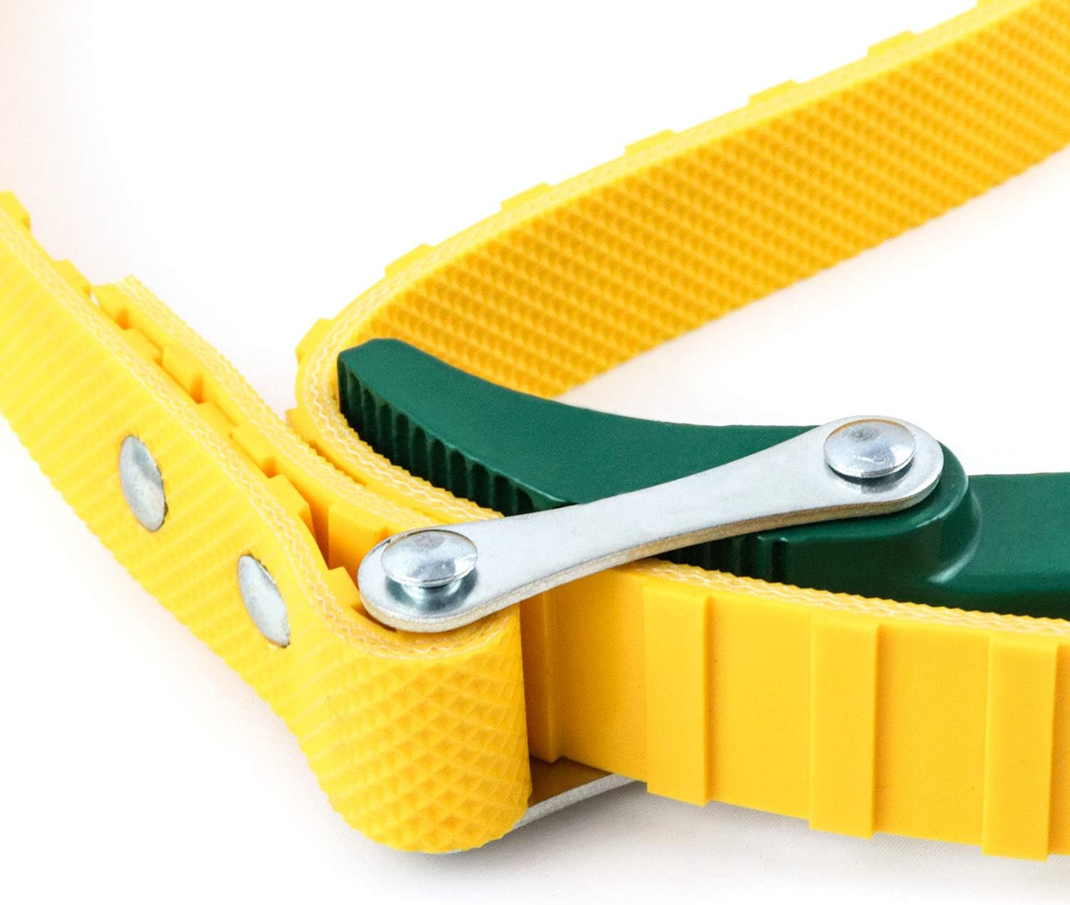 QWORK 15" Belt Strap Wrench, Multi-Purpose Adjustable Strap Oil Filter Strap Opener Wrench image number 1