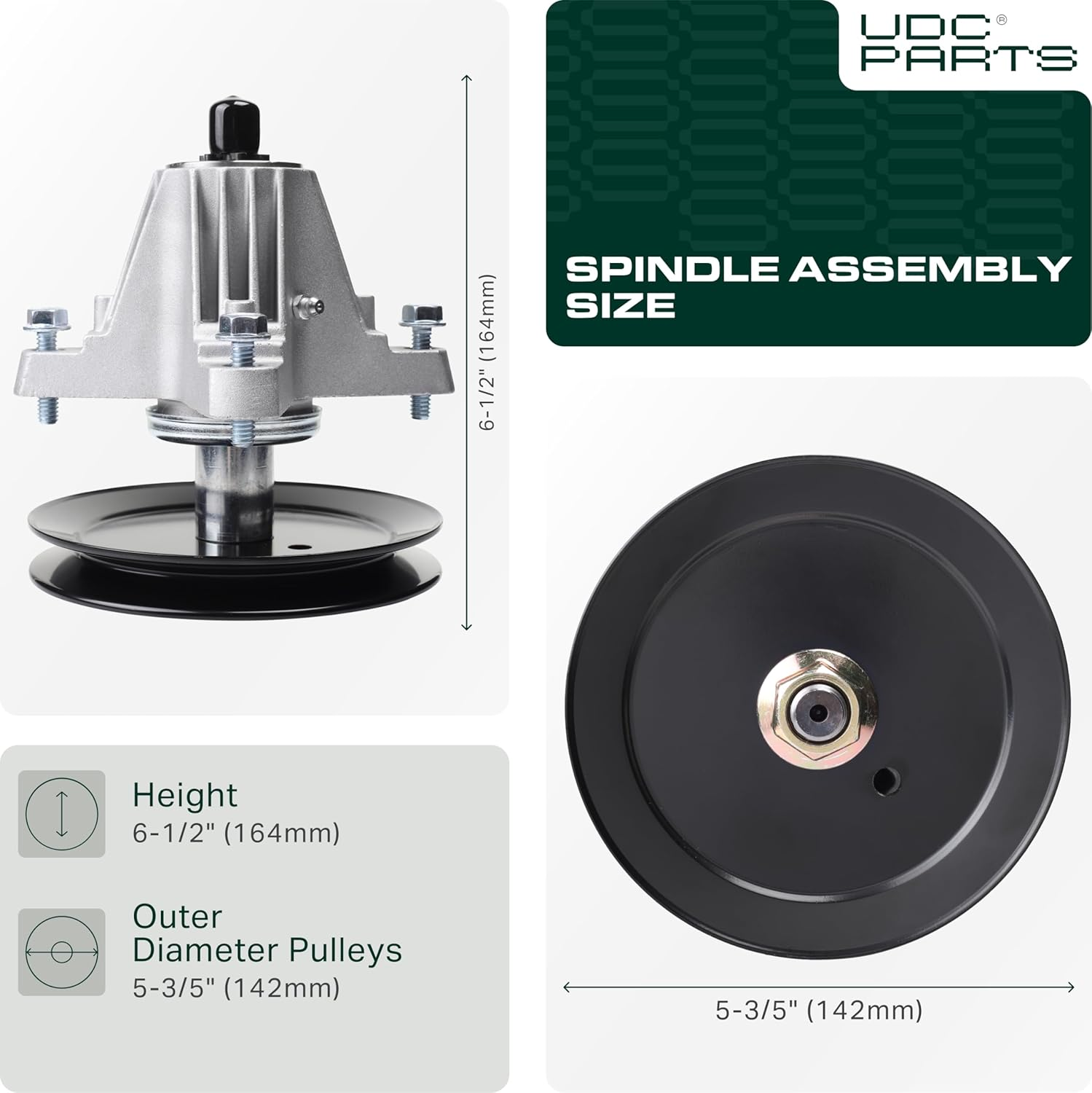 UDC Parts 918-06976A Spindle Assembly / 42 Inch Deck/For MTD Cub Cadet 618-06976 918-06976 918-06976A LT42 LT42C LX42 XT1-LT42 image number 2
