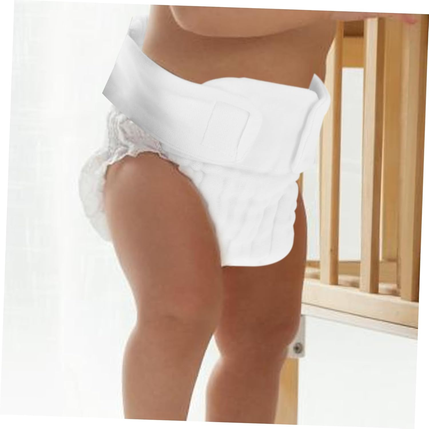 3Pcs Diaper Pants Cotton Diapers Newborn Pants Washable Cloth for Boys and Girls image number 5